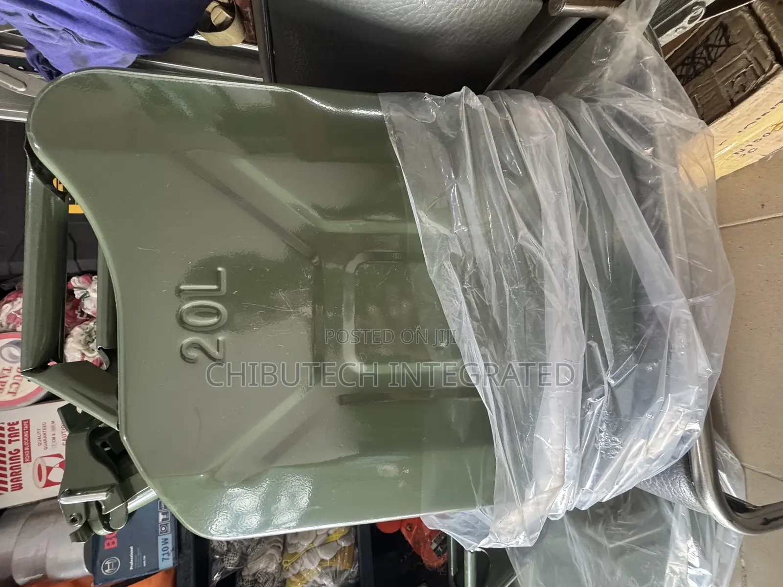 20-Liter Military-Style Steel Jerry Can