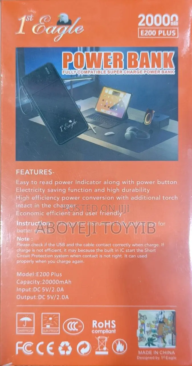 20,000 Mah Power Bank