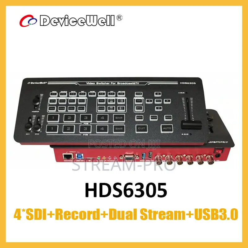 Devicewell Hds6305 Switcher With Rec,Luma Chroma Key Function