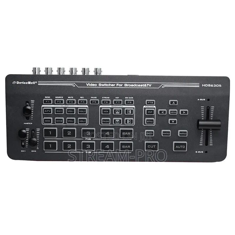 Devicewell Hds6305 Switcher With Rec,Luma Chroma Key Function