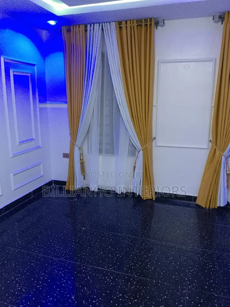 Gold and White Quality Turkish Curtains