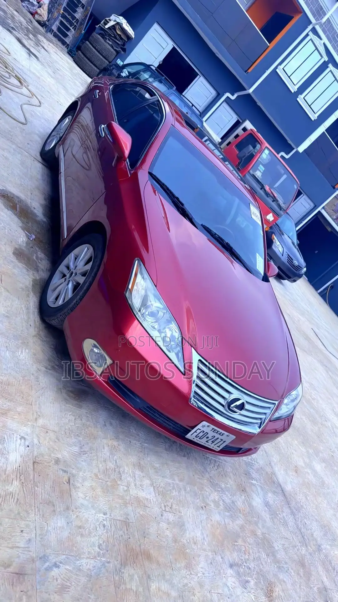 Lexus ES 350 2010 Red