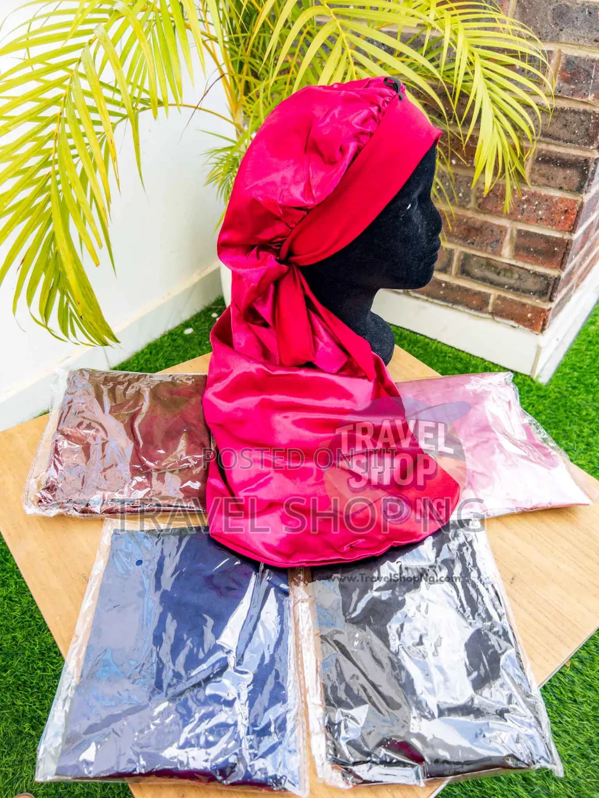 Long Satin Bonnet for Sleeping | Double Layer Hair Bonnet