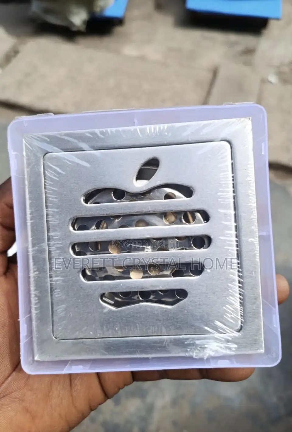 Apple Design Floor Drain Chrome