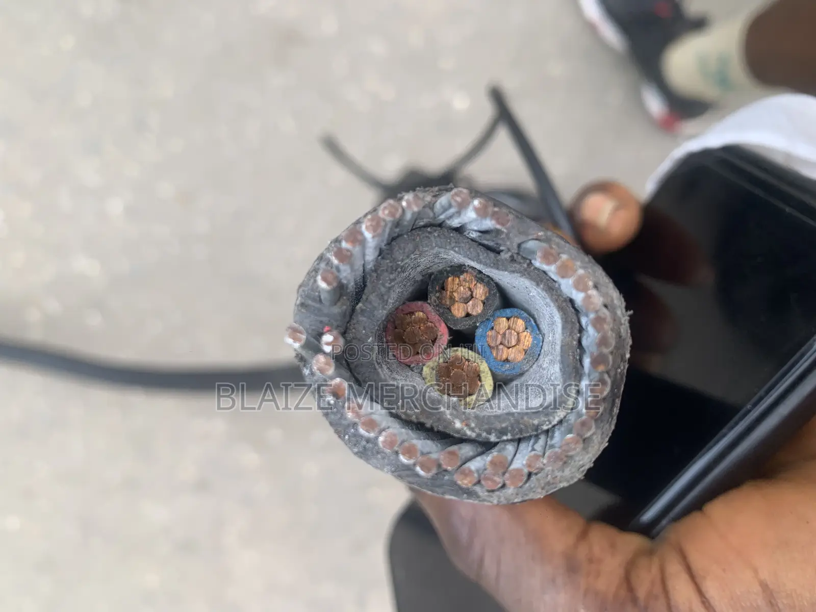 25mm 4 Core Armored Cable