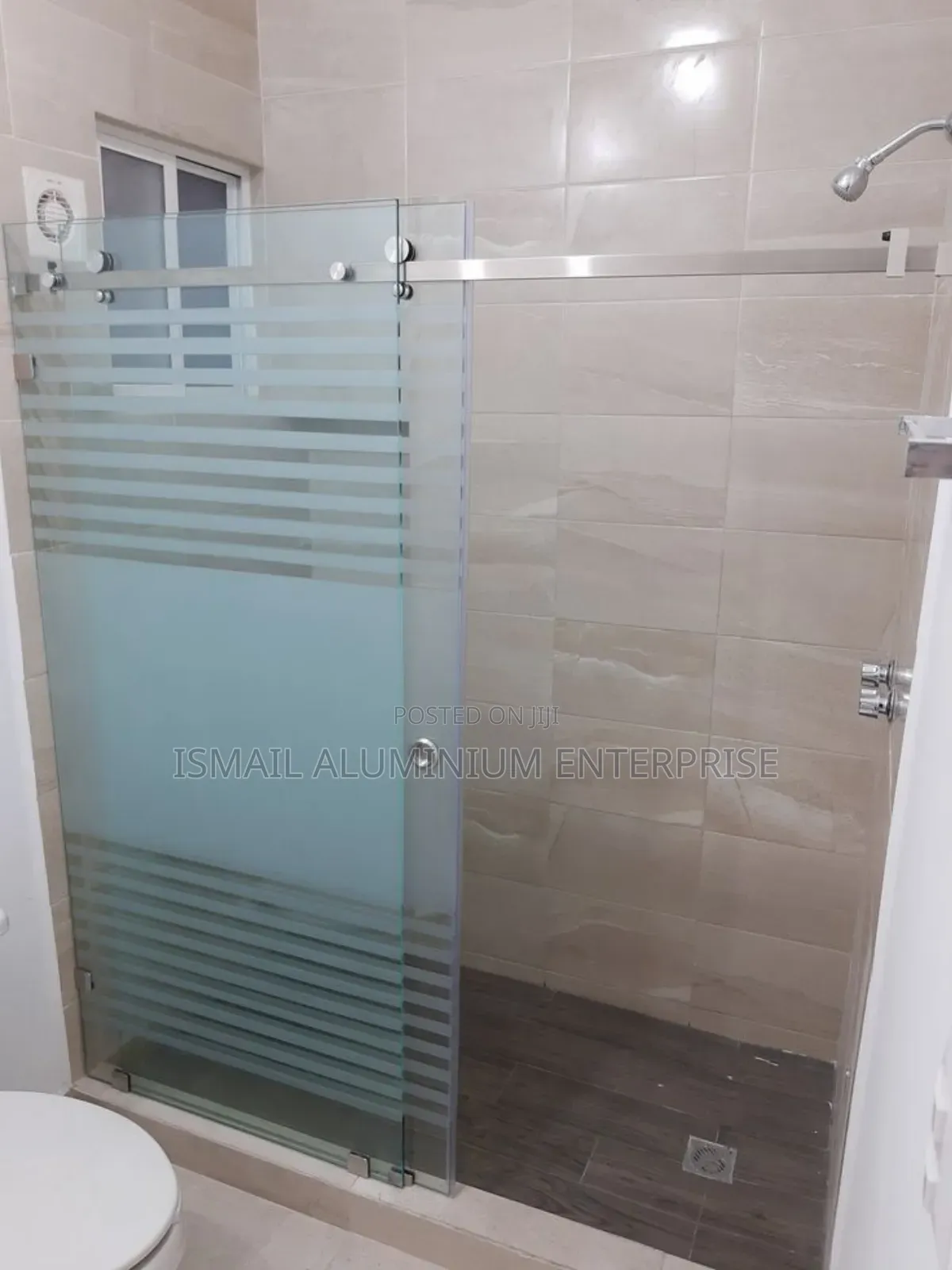 Luxury Frameless Sliding Glass Shower Partition Lagos