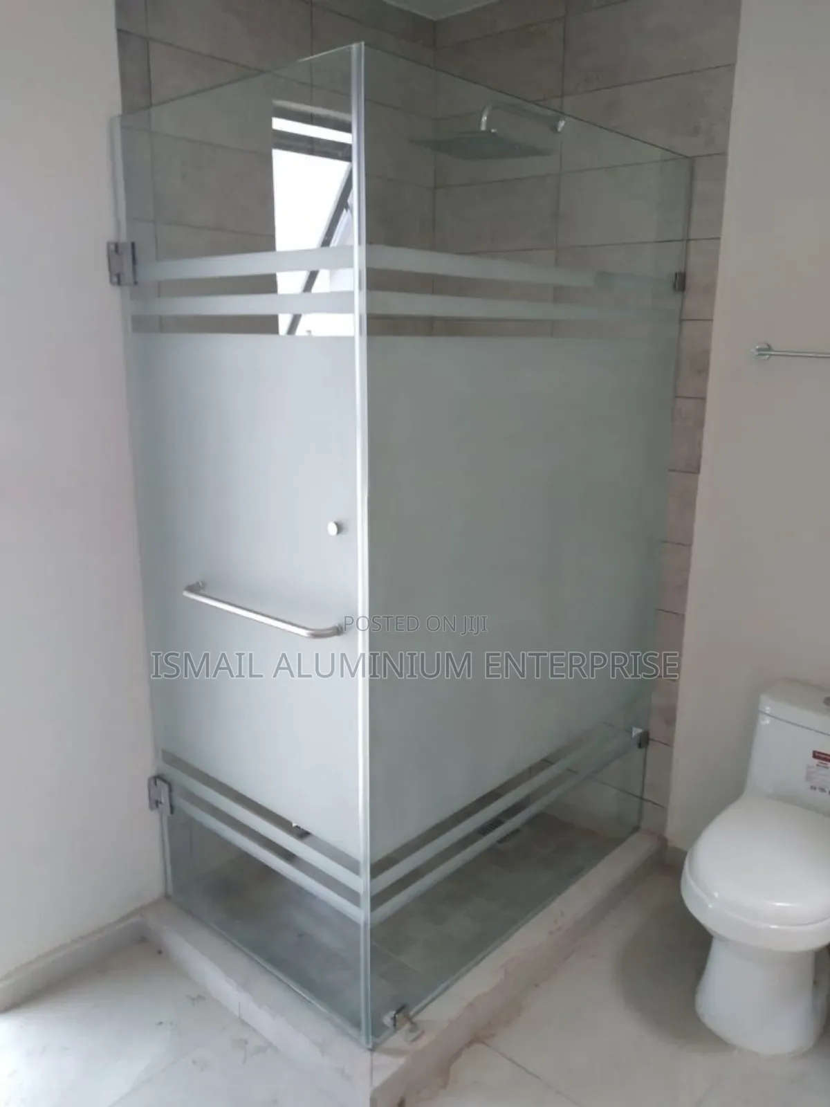 Luxury Frameless Sliding Glass Shower Partition Lagos