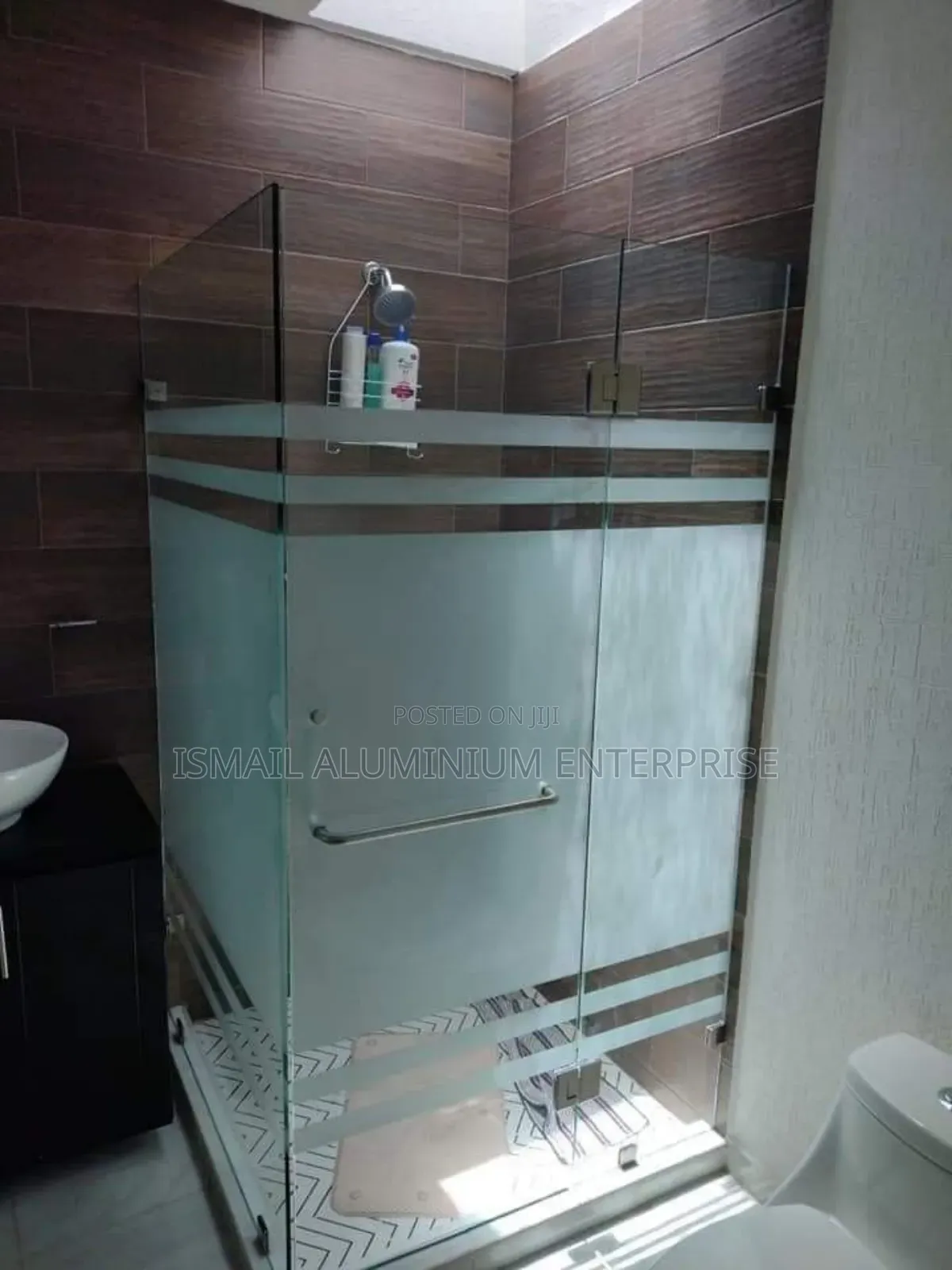 Luxury Frameless Sliding Glass Shower Partition Lagos