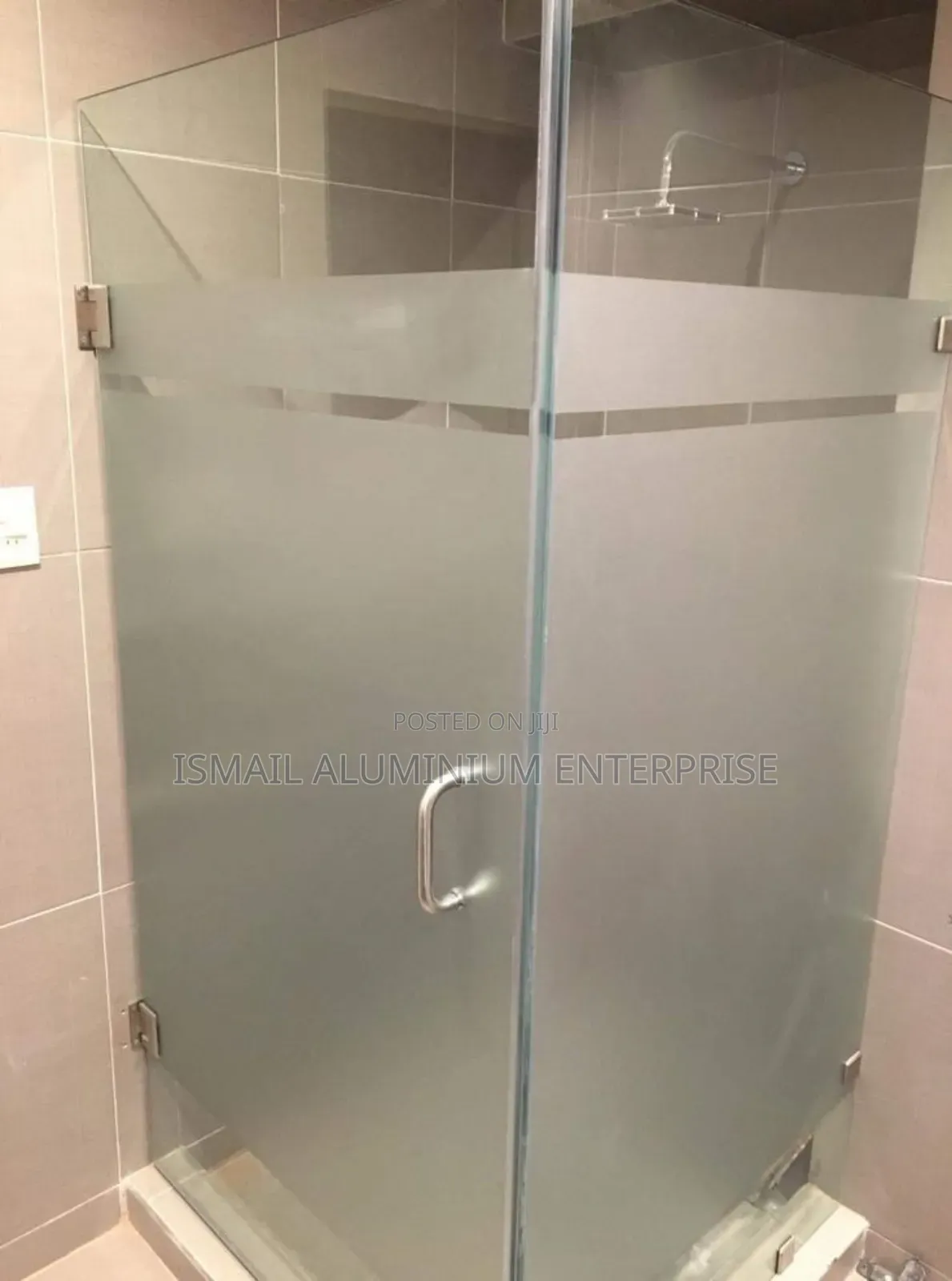 Luxury Frameless Sliding Glass Shower Partition Lagos