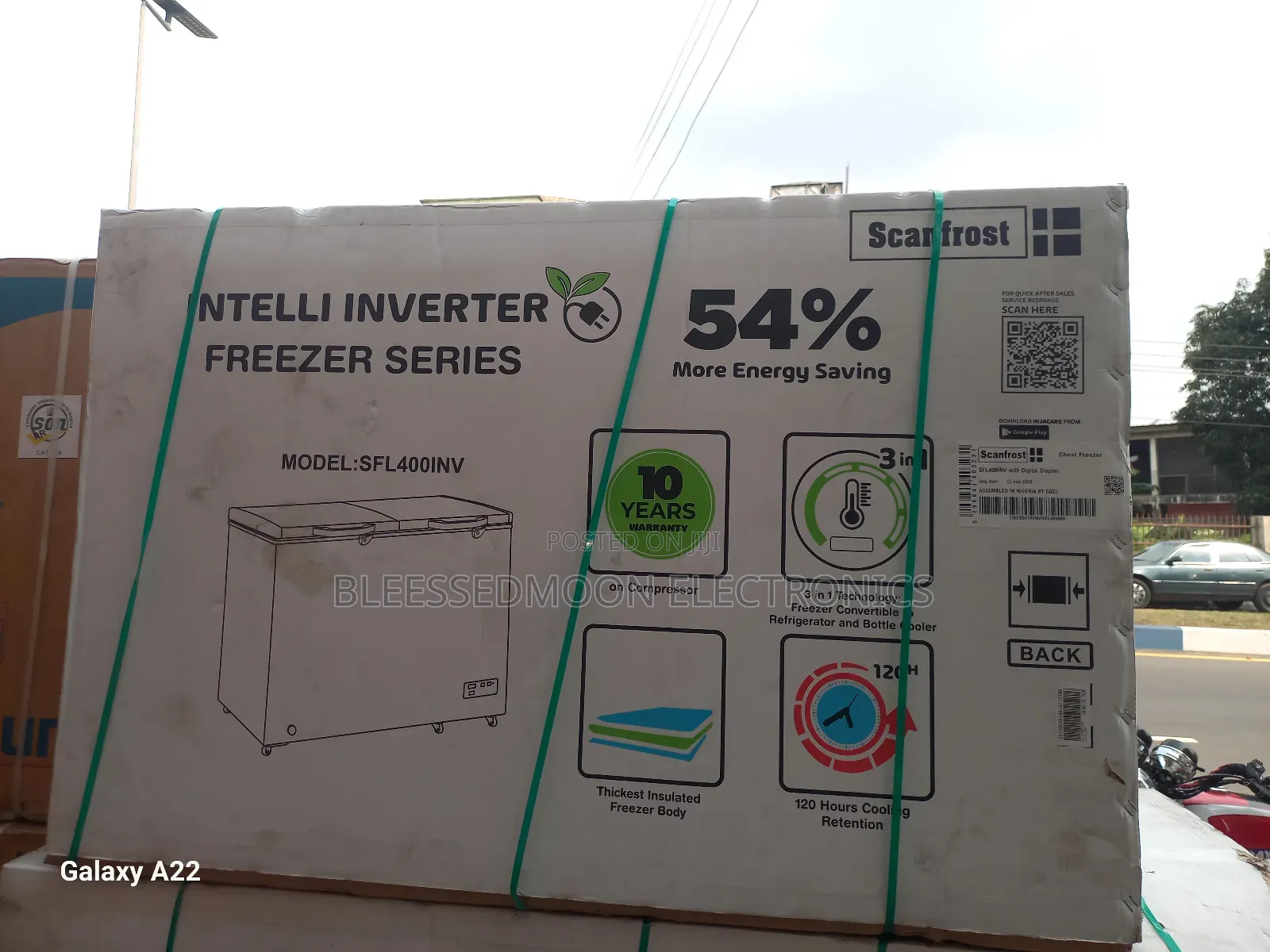 Scanfrost Inverter Chest Freezer 400liters Pick Up From 0.5kva