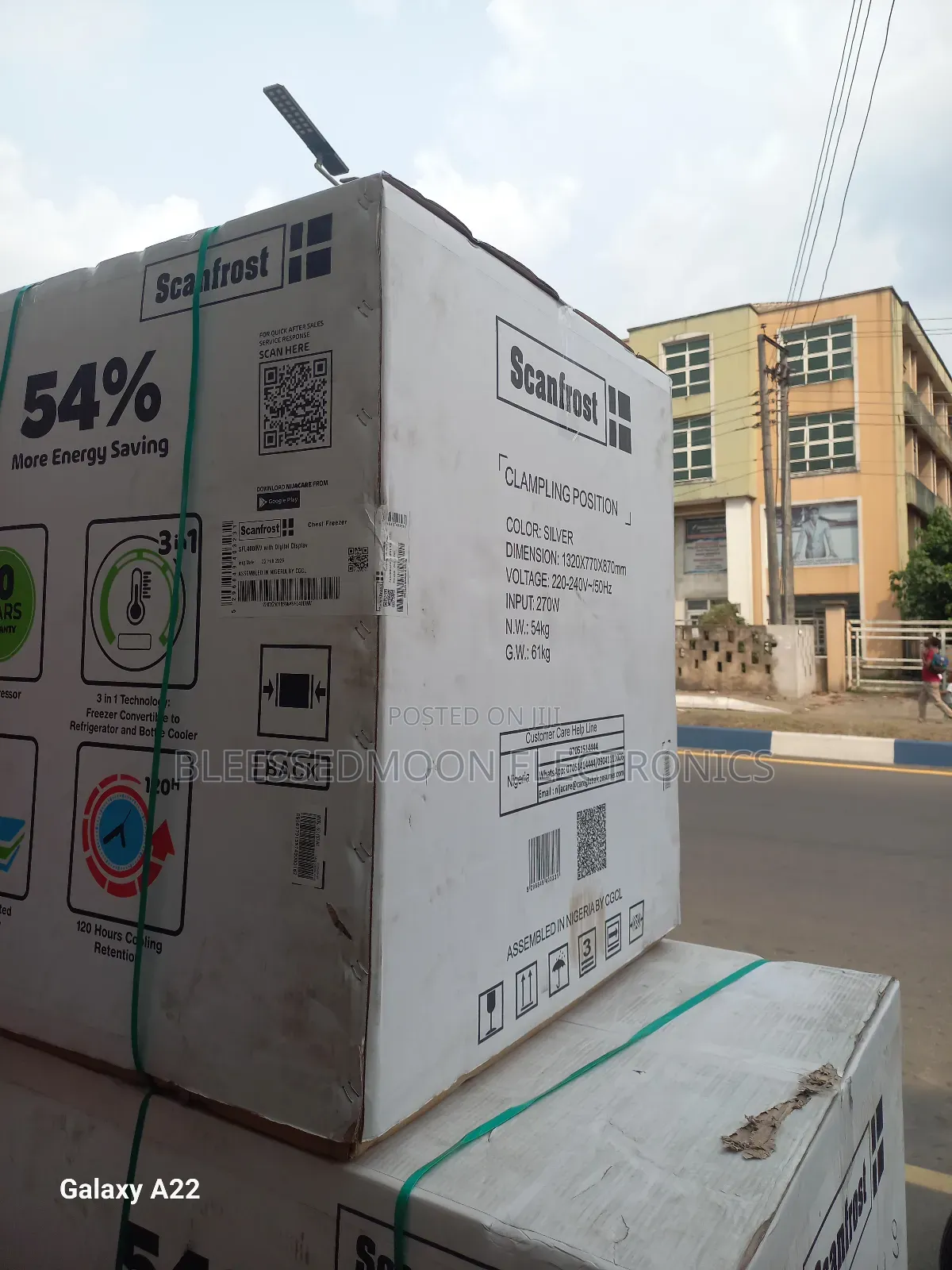 Scanfrost Inverter Chest Freezer 400liters Pick Up From 0.5kva