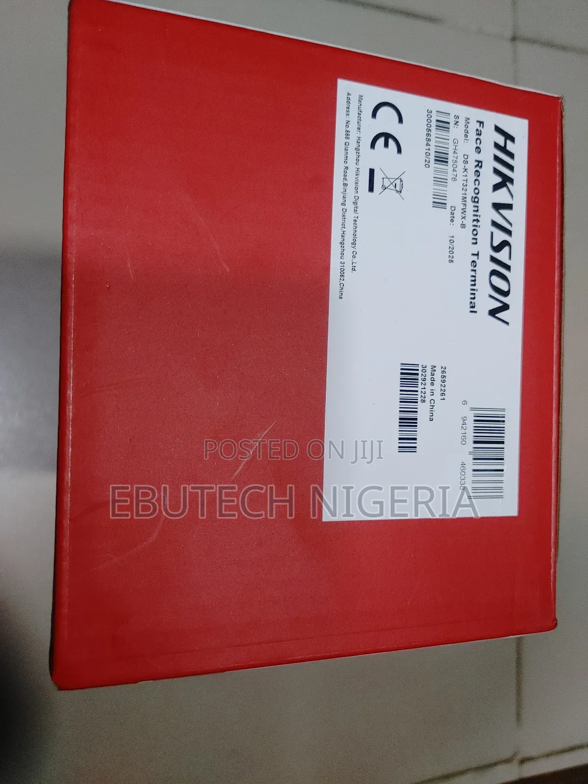 Hikvision Ds-K1t321mfwx Face/Fingerprint/Card/Pin Access Control
