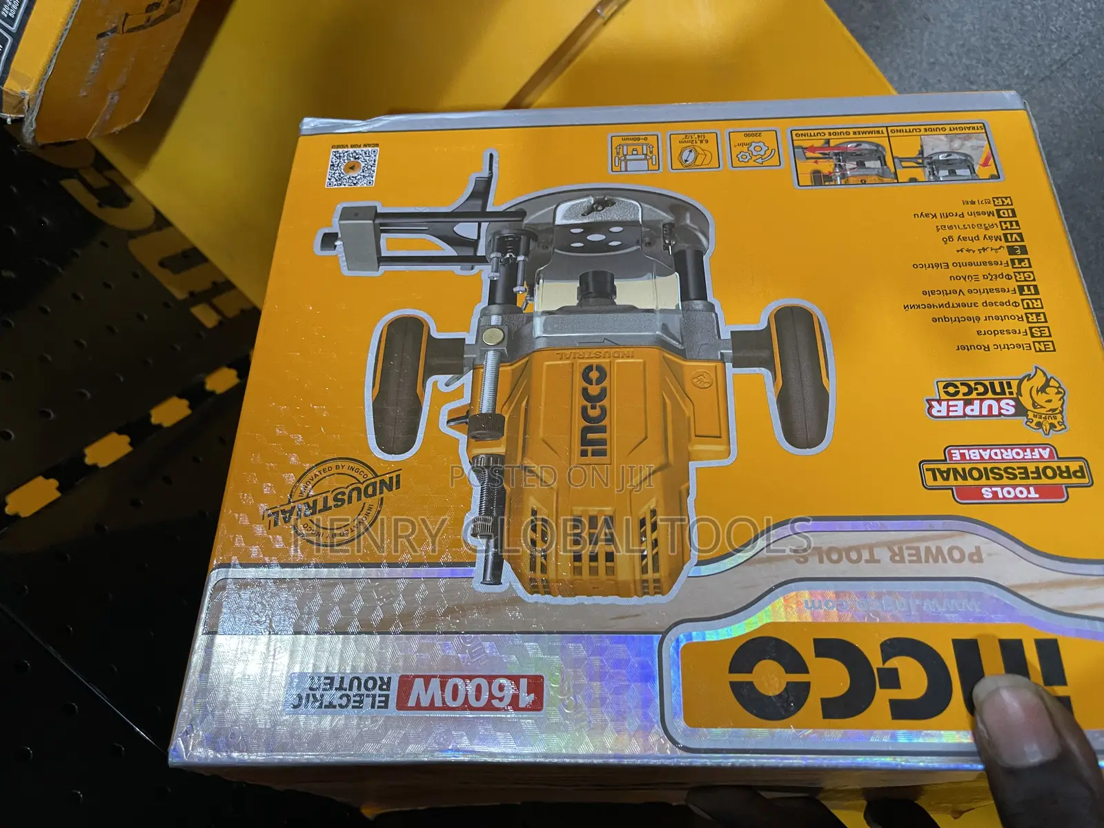 1600w Ingco Electric Router Machine