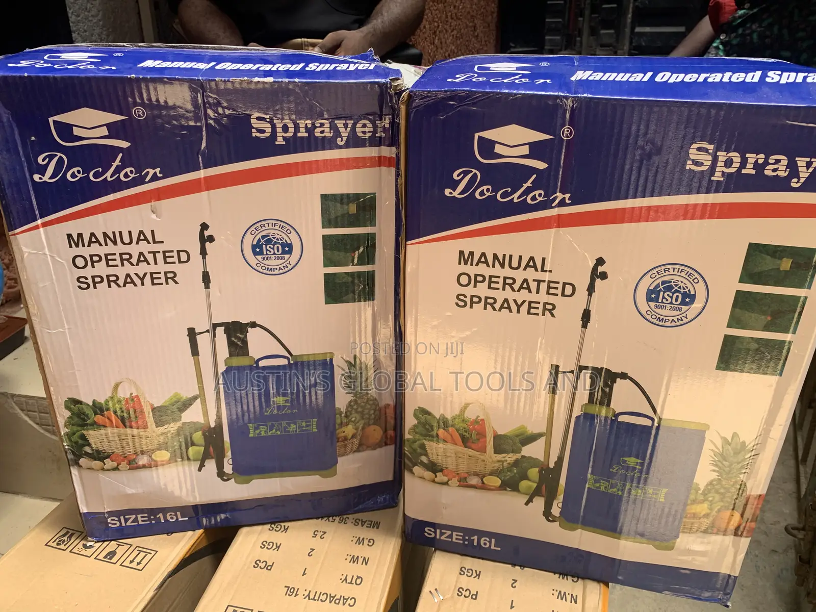 16l Manual Knapsack Sprayer
