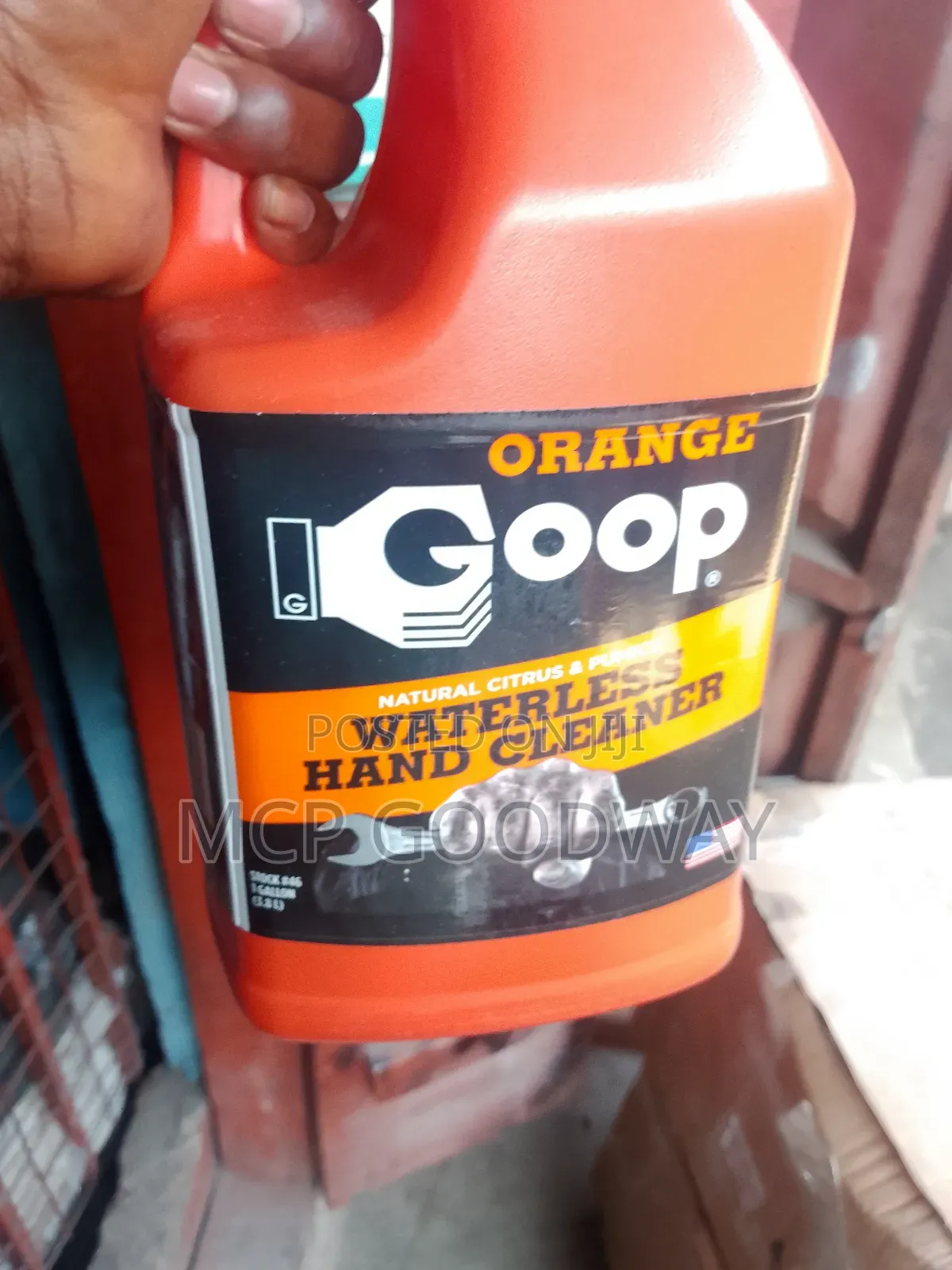 Orange Goop Hand Cleaner
