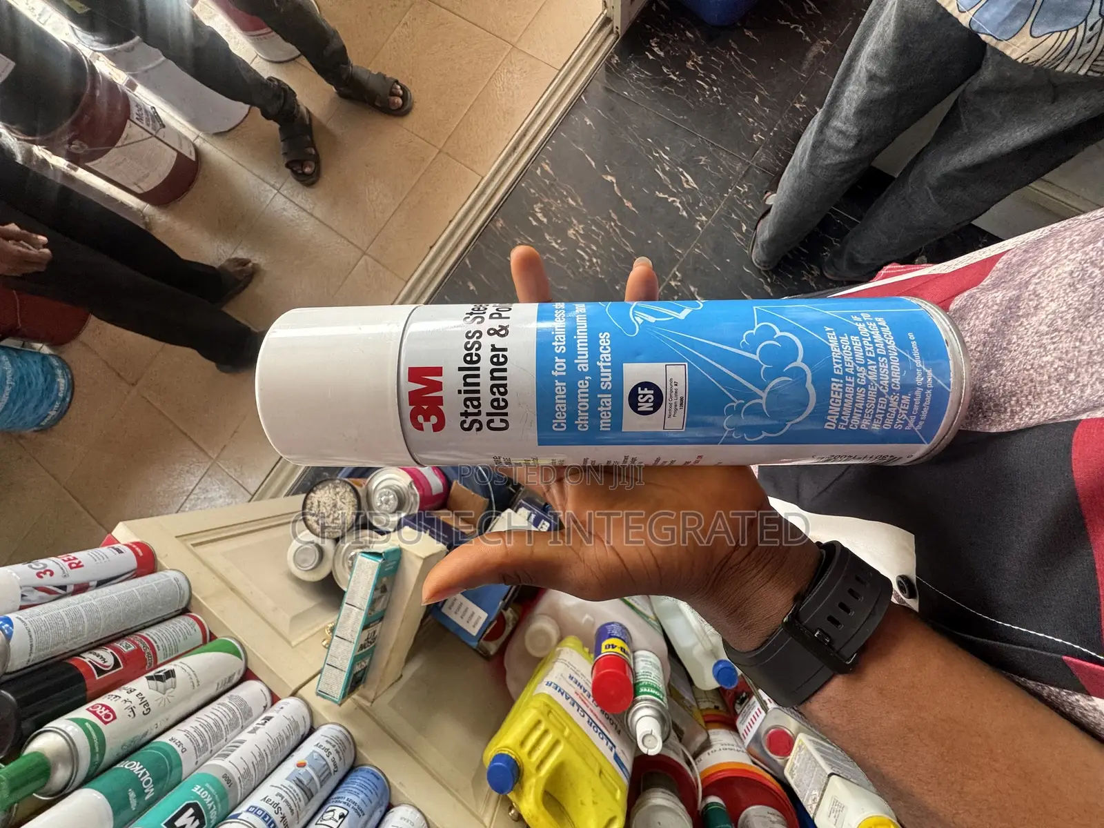 Stainless Steel Cleaner Polish Aerosol Spray.