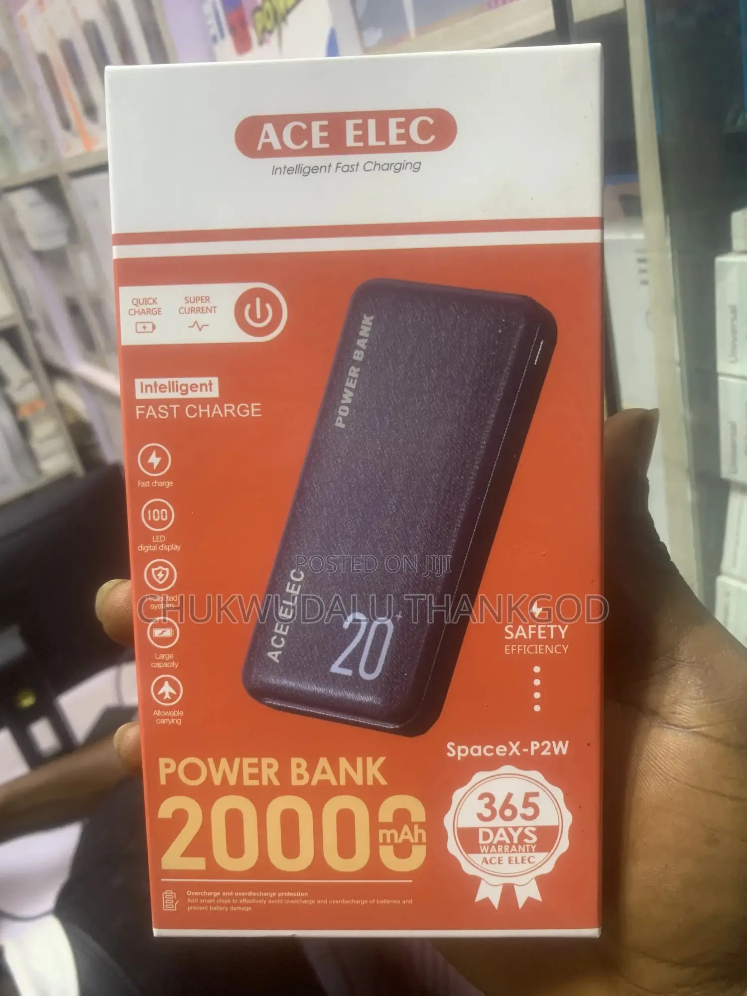 Ace Elec 20000 Mah Ultra Slim Portable Power Bank