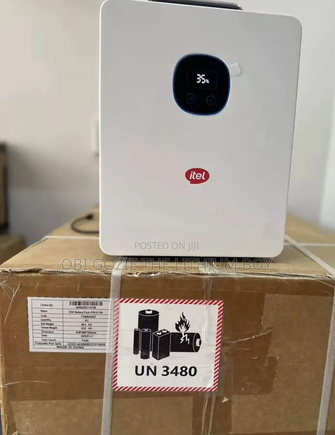 Itel Power Tank 500w 1 KWH Battery Solar Gen Importer Distributor