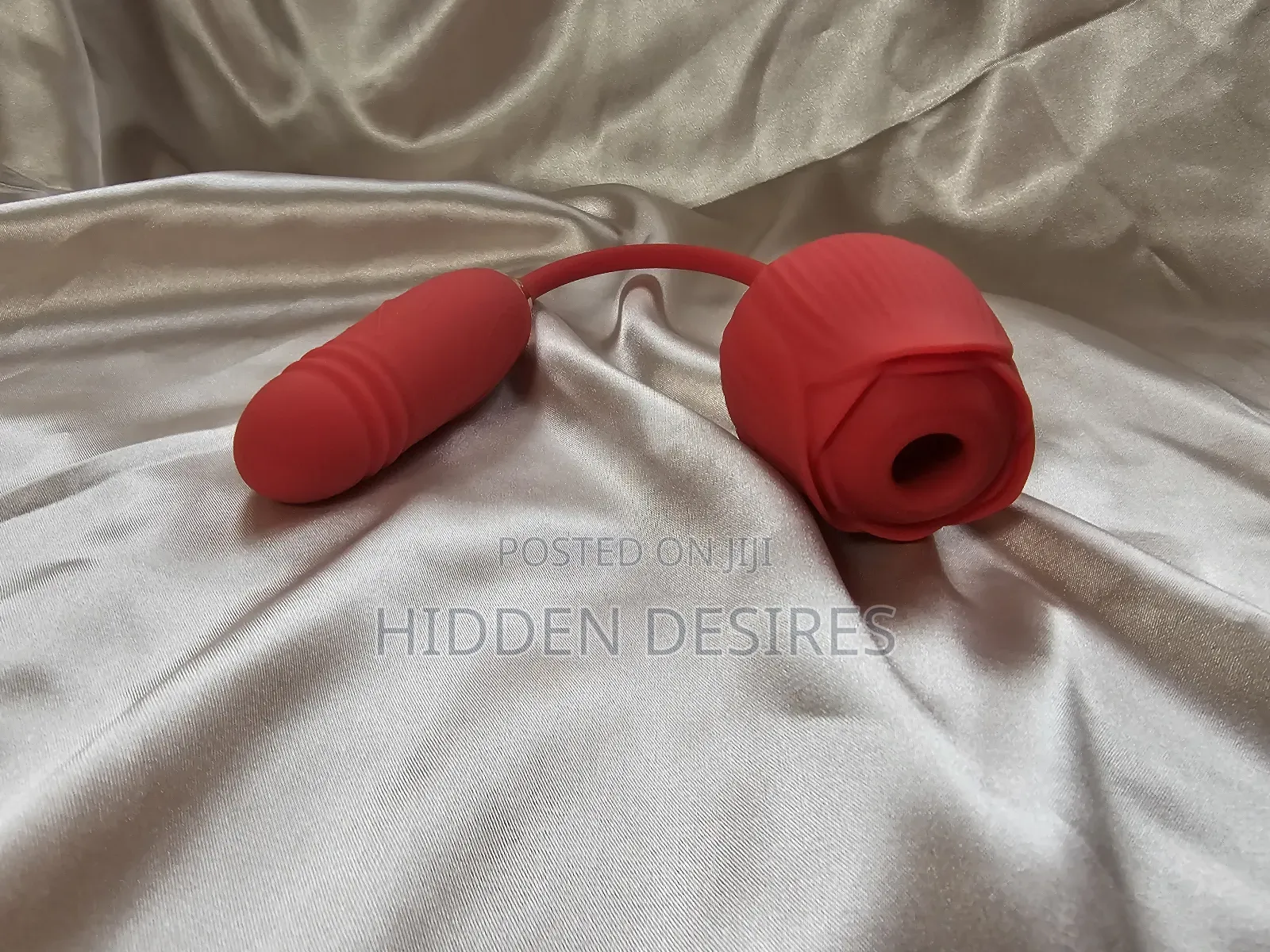2-in-1 Thrusting Rose Vibrator for Women (Rechargeable)