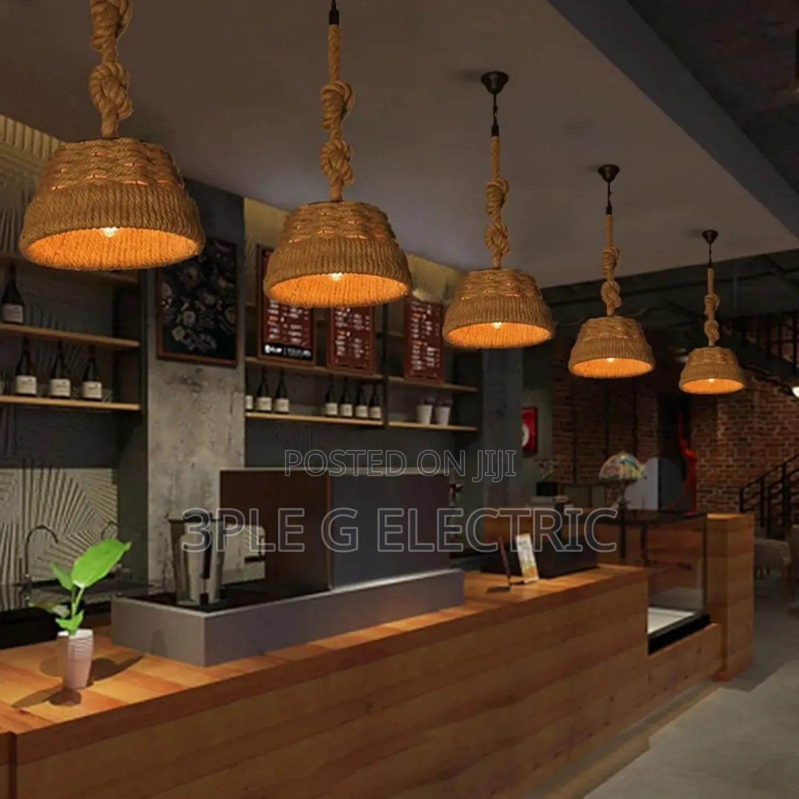 Single Basket Pendant Light