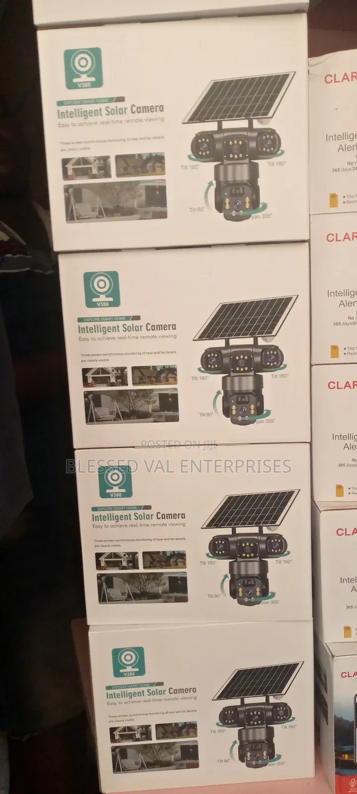 V38 Solar Camera Triple Lens