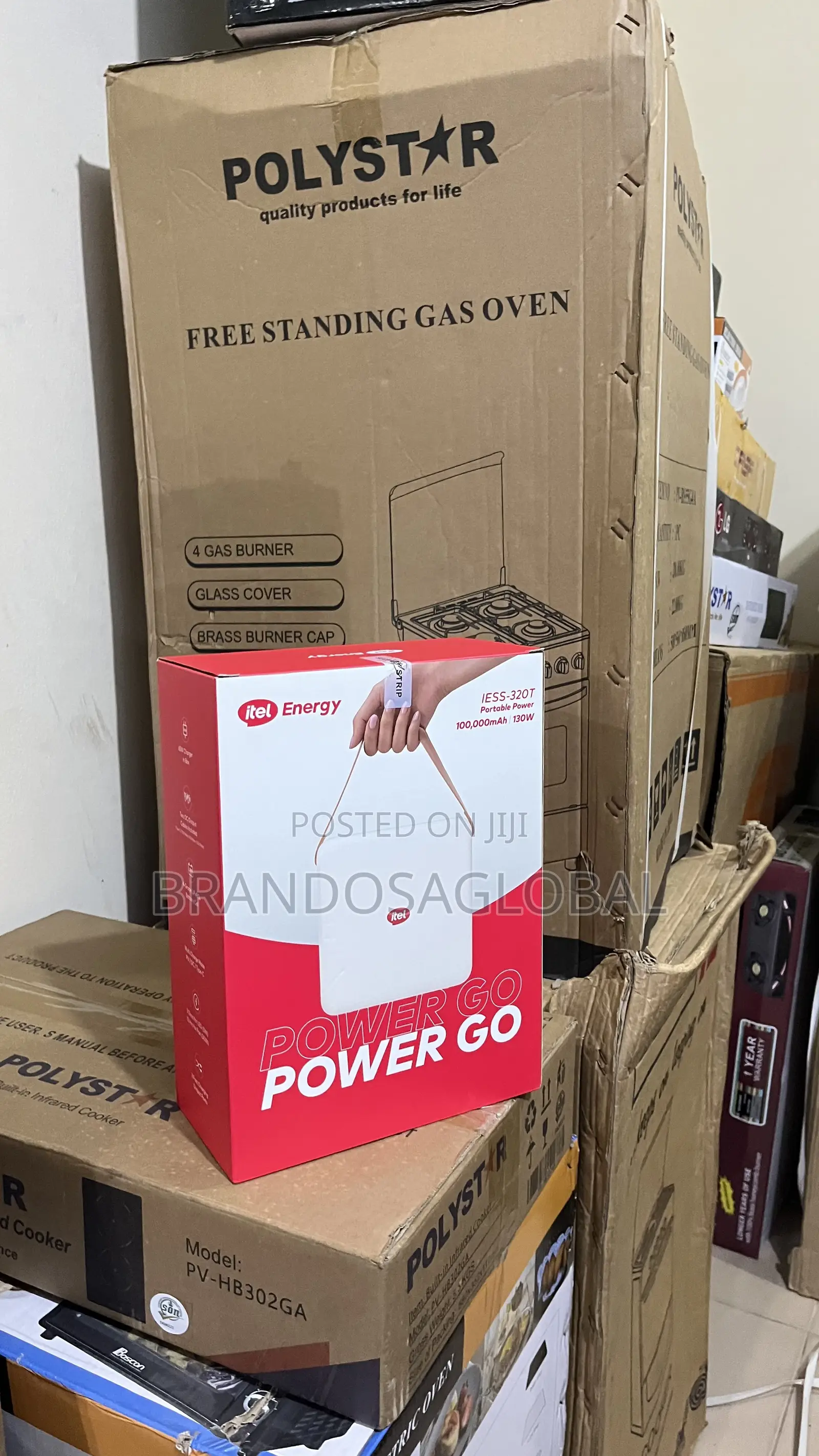 Itel Portable Power 100000mah/130w(Iess-320t)Ultra Compact Power Bank