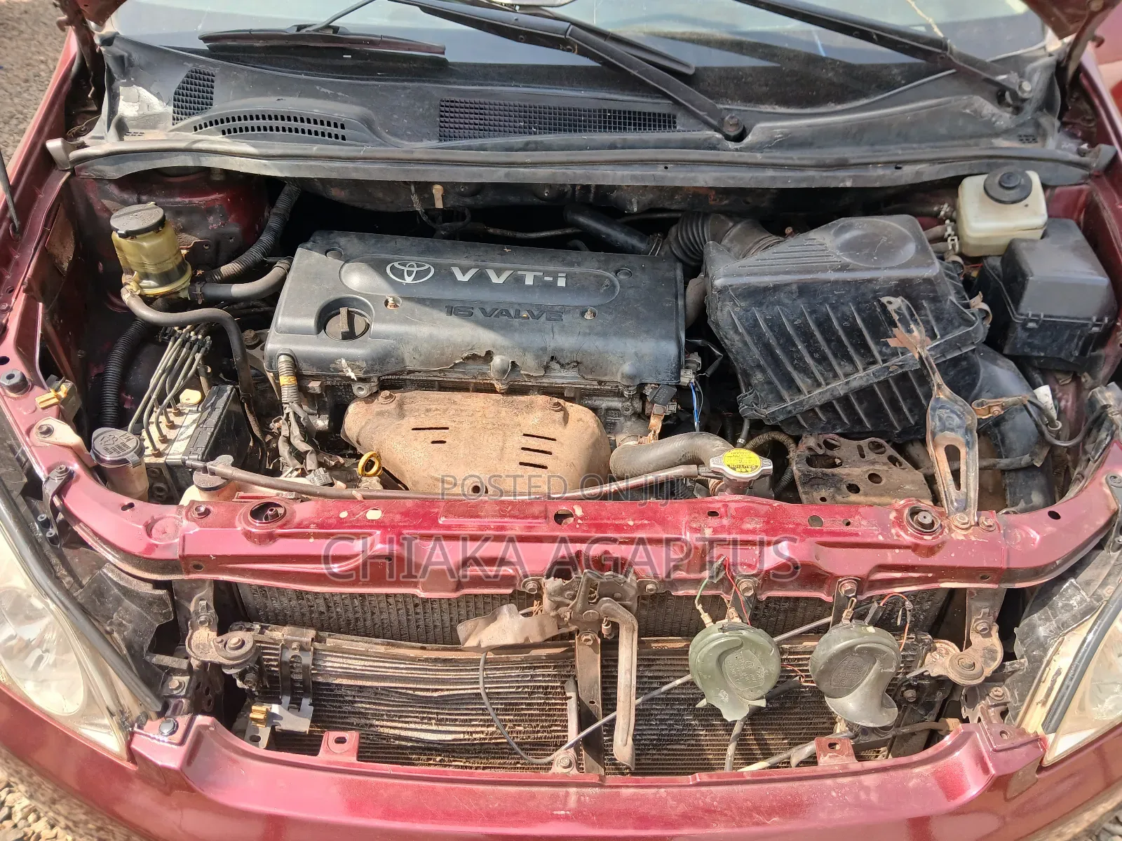 Toyota Avensis 2005 Red