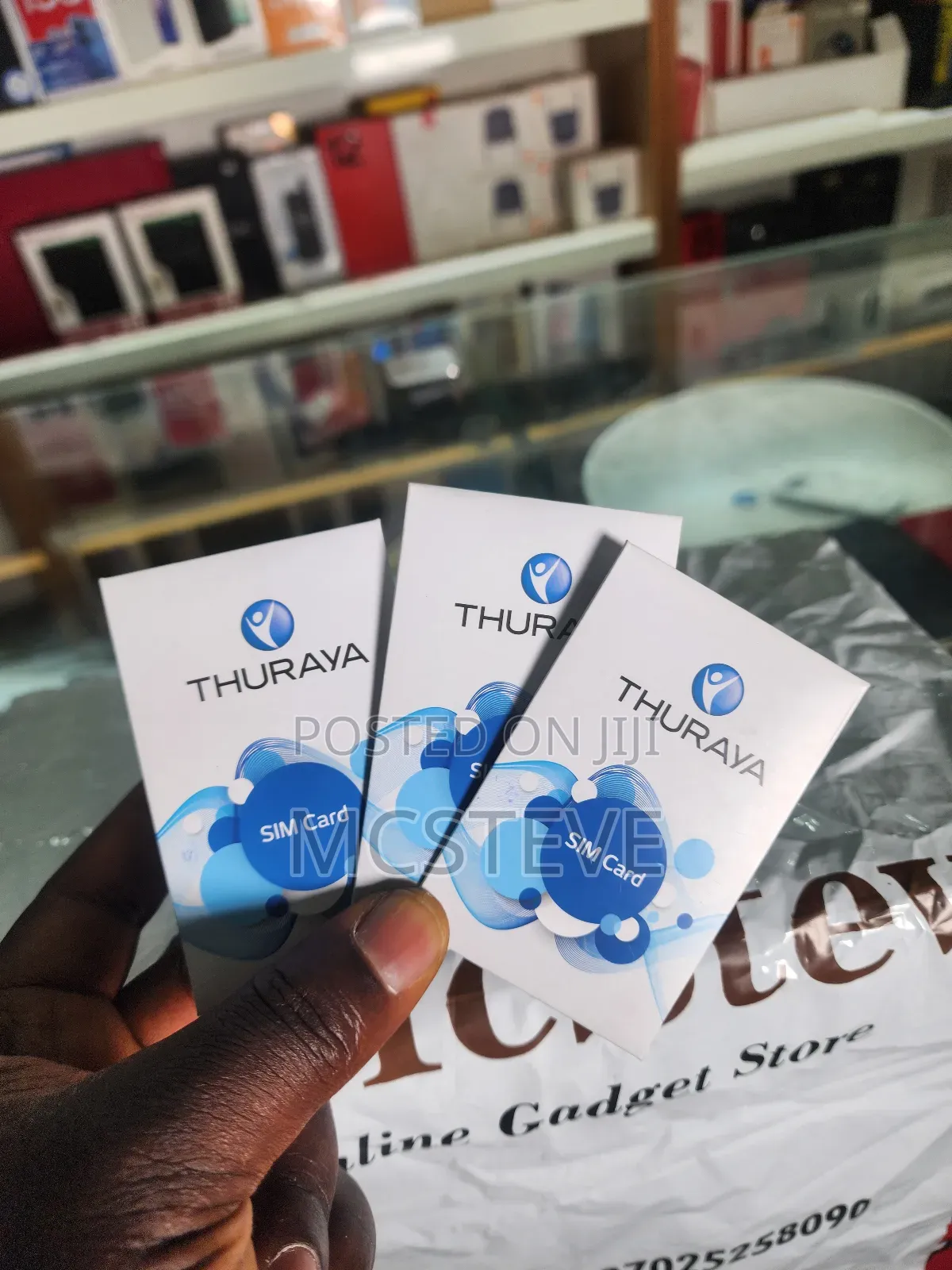 Thuraya Sim Cards With 50 Units Airtime Recharge
