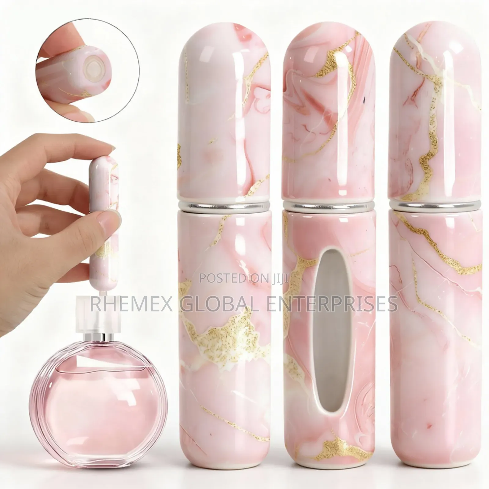 Marble Atomizer Perfume Refillable Bottle