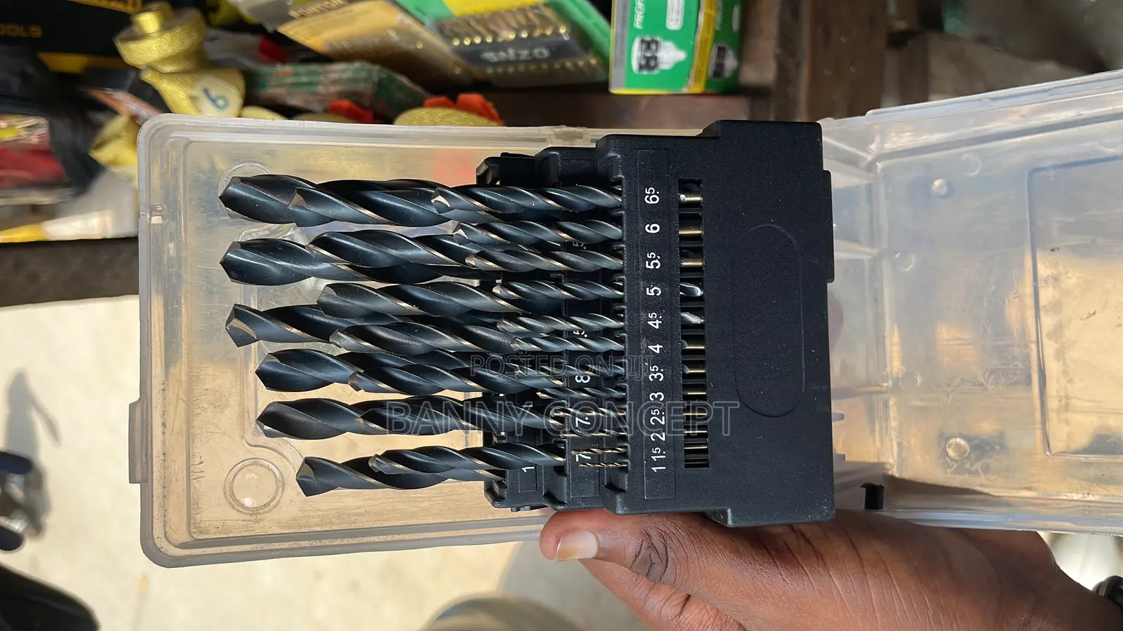 Twist Drill Bit Set (1mm – 6.5mm) – 13 Pieces