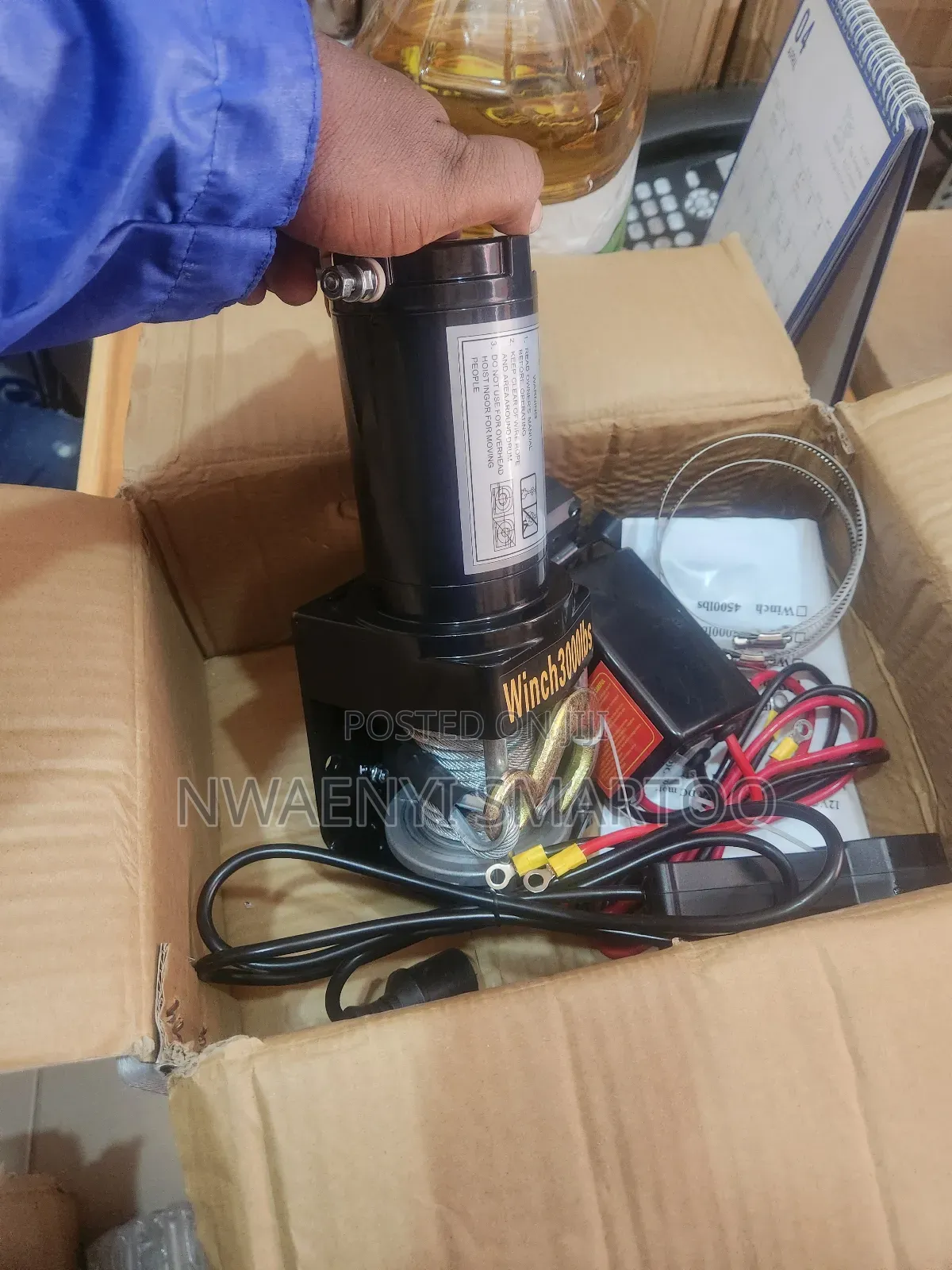Battery Winch 12volt 300kg