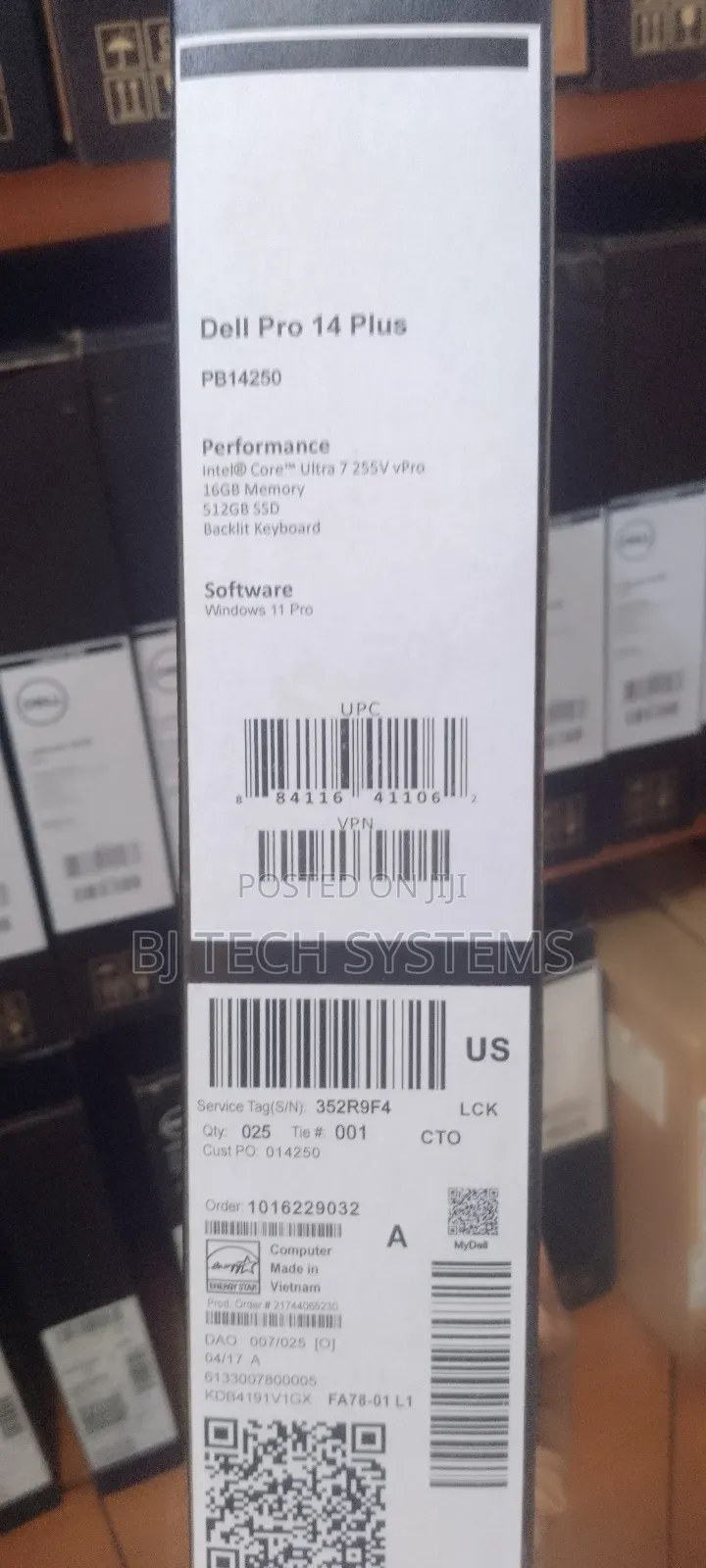 New Laptop Dell Pro Plus 14 16GB Intel Core Ultra 7 SSD 512GB