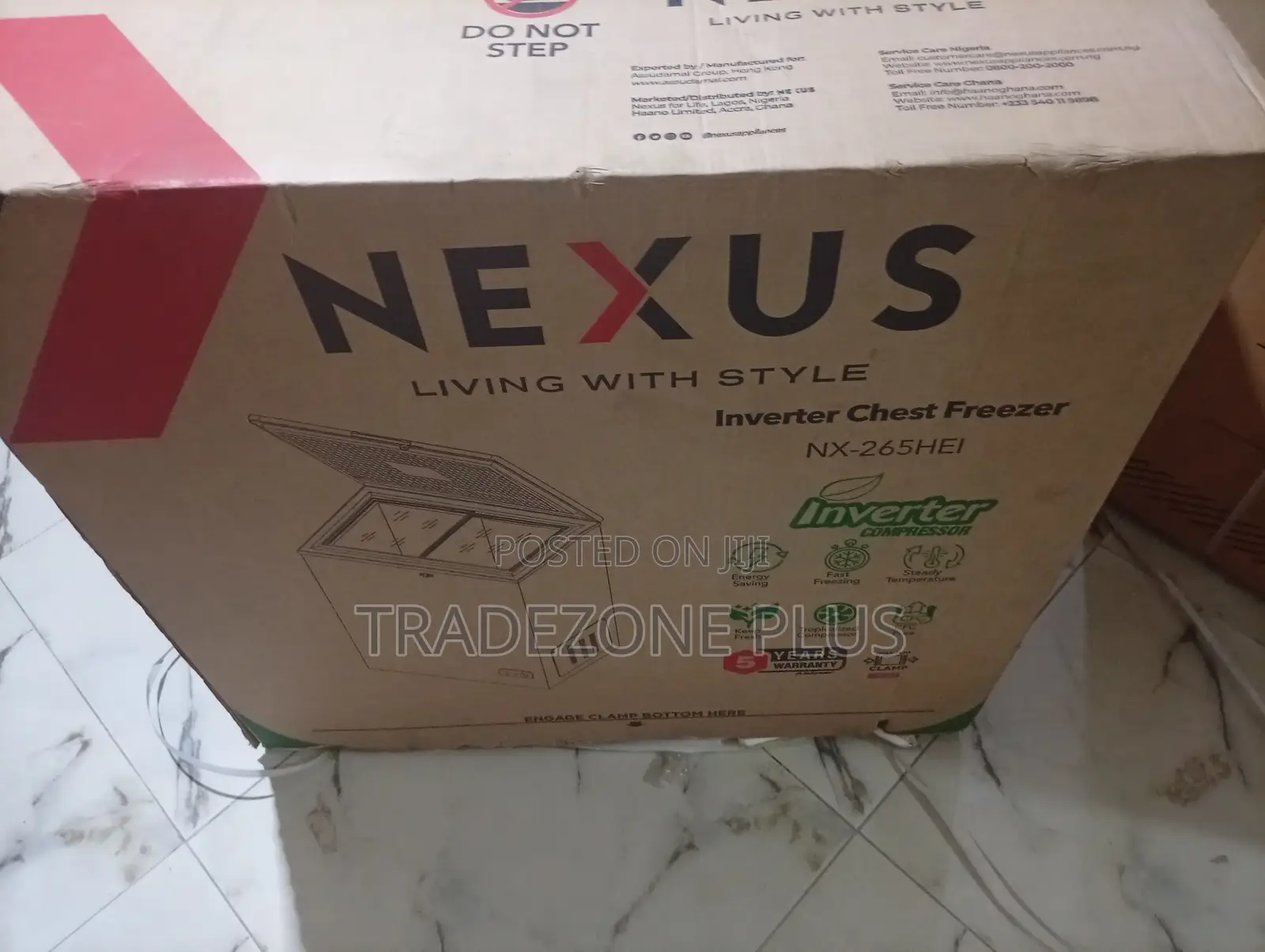 Nexus Chest Freezer Nx-265hei 265l Super Freezing Capacity
