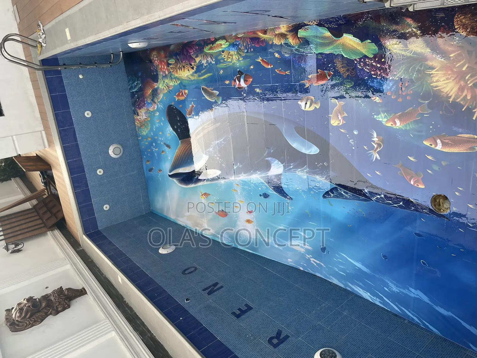 Invigorated 3d Epoxy Swimming Pool