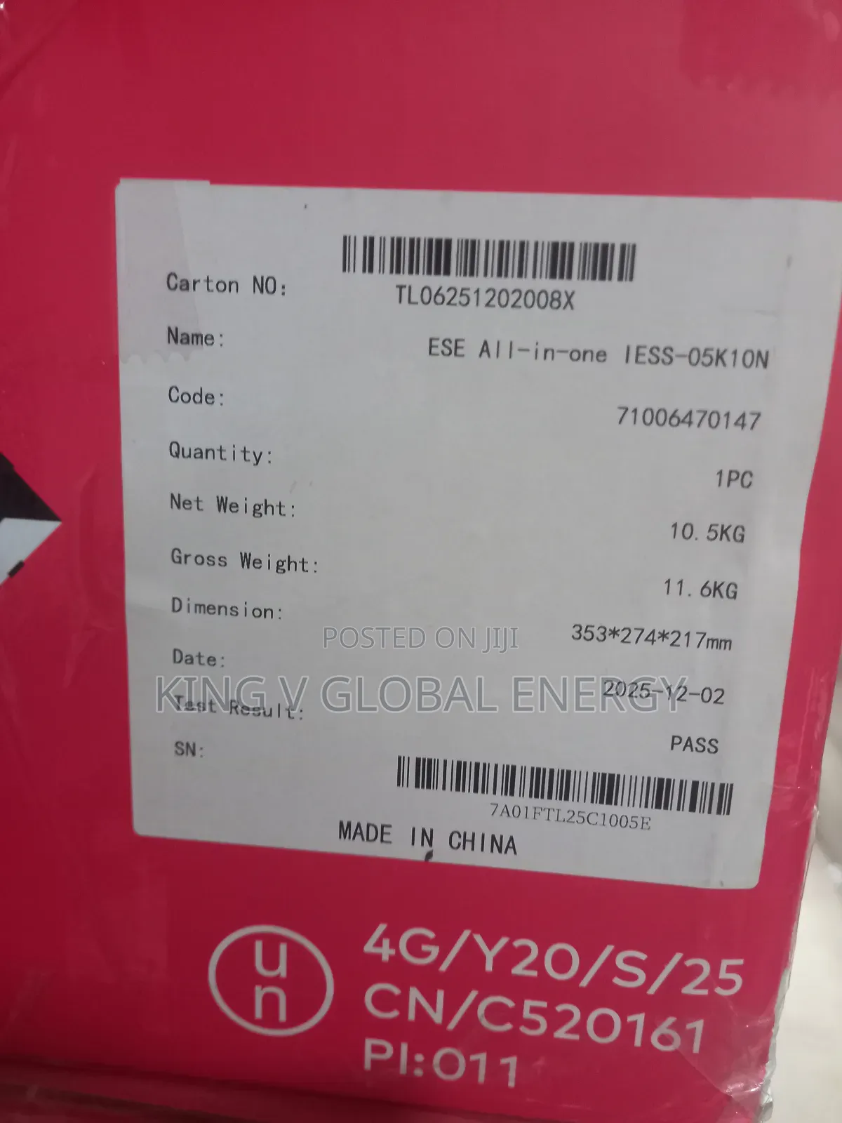 Itel All in One Ess Power Tank 500w/1000wh