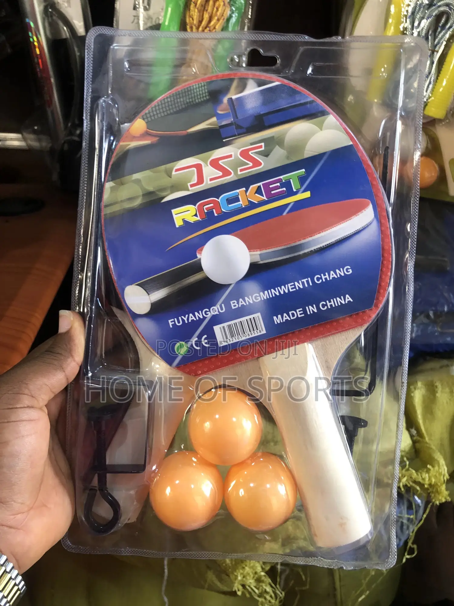 Table Tennis Bats With 3 Ping Pong Balls / Net and Post