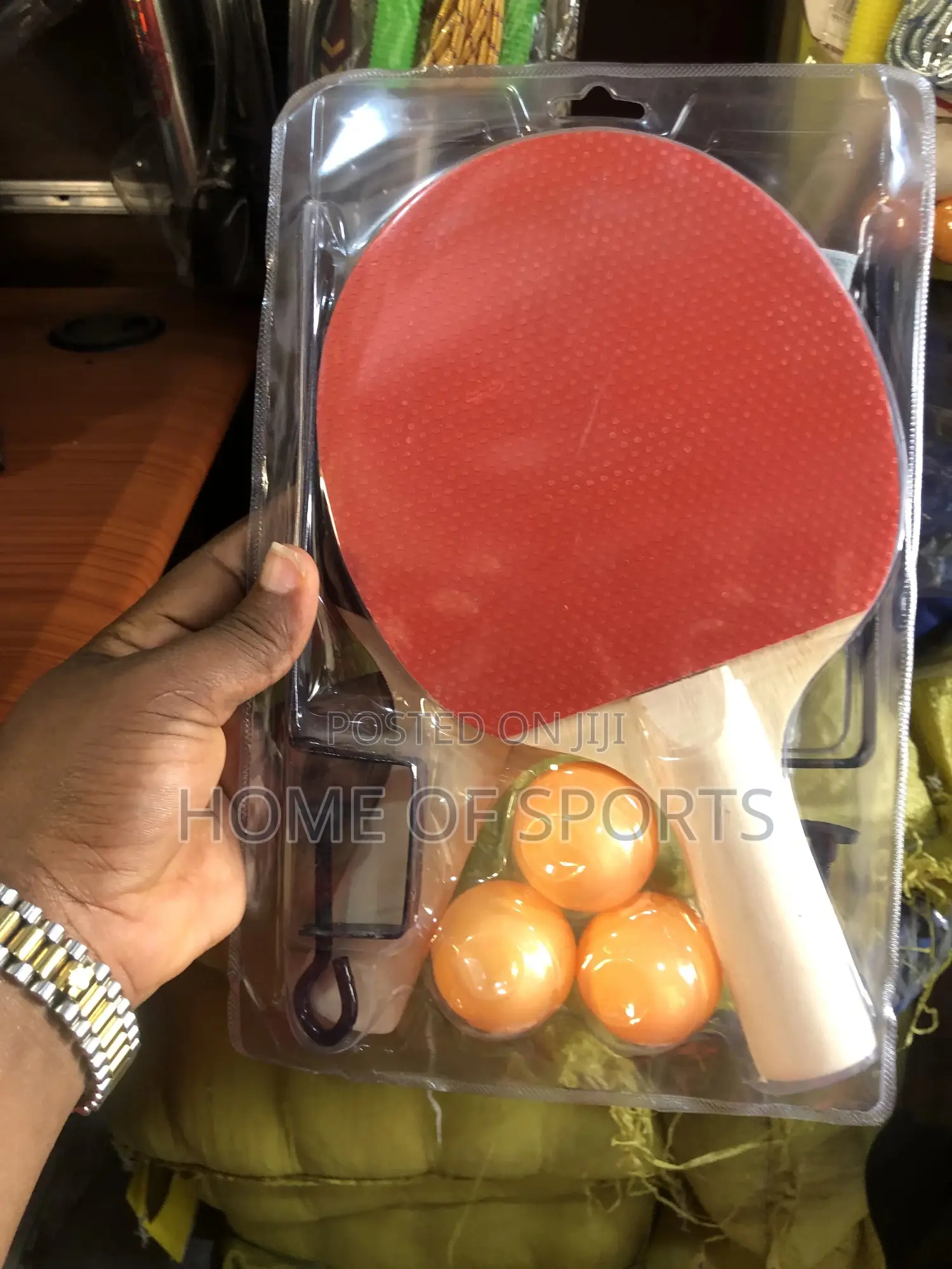Table Tennis Bats With 3 Ping Pong Balls / Net and Post