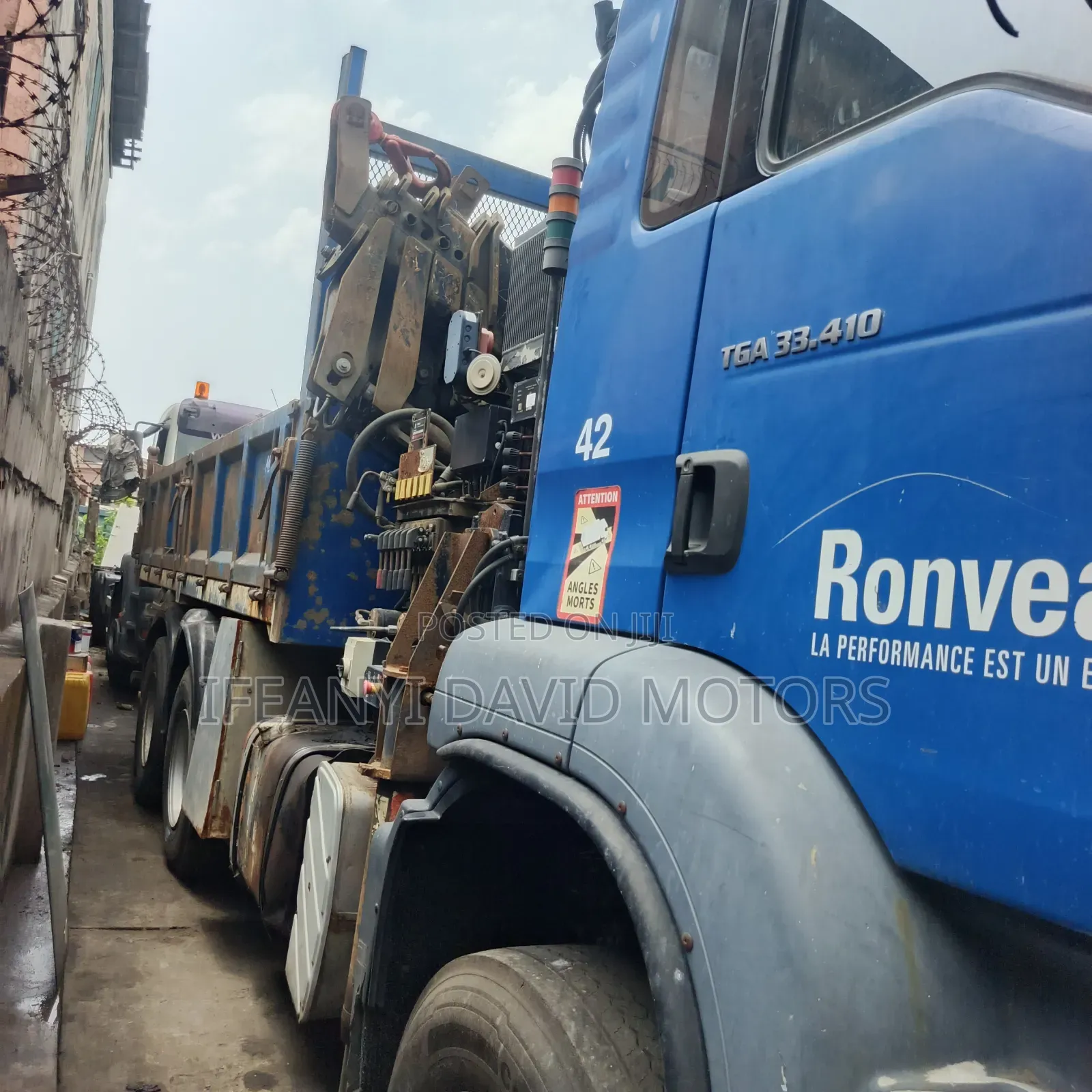 Man Diesel 18 Tons Hiab 10 Tyres With Tipper Tokunbo