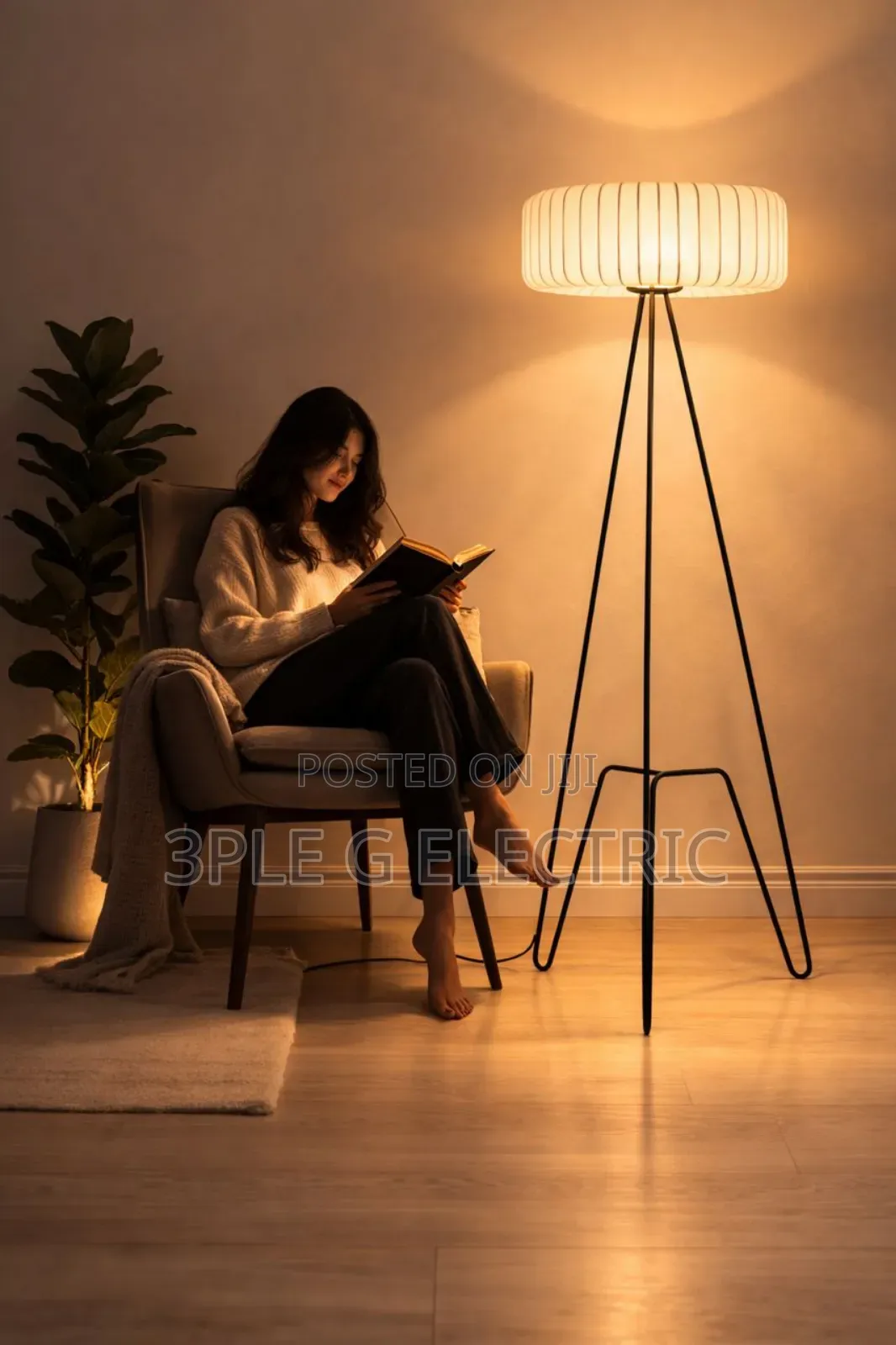 Round Shade Nordic Floor Lamp