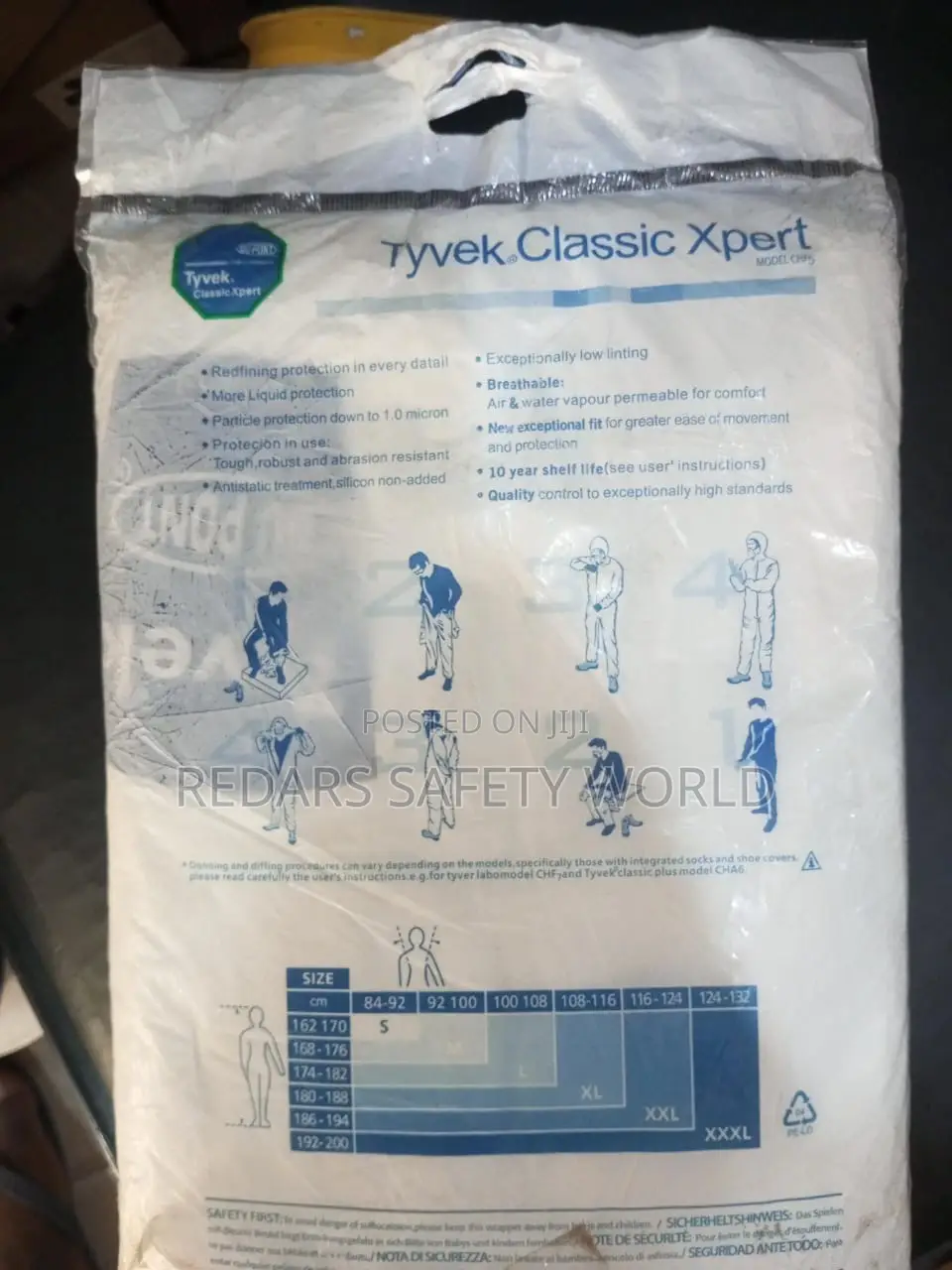 White Disposable Coverall Rsw