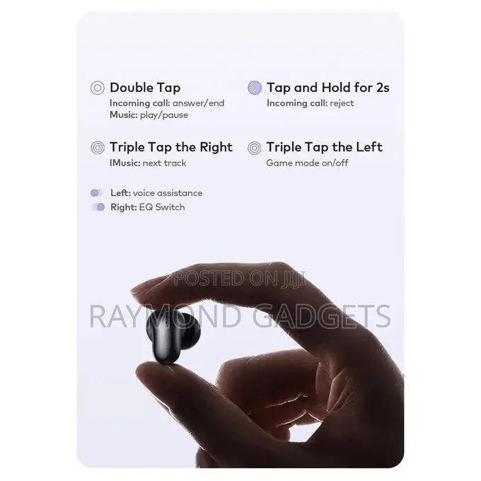 Itel Budsair 5e Wireless Earbuds – 39h Battery, Deep Bass, Ip54