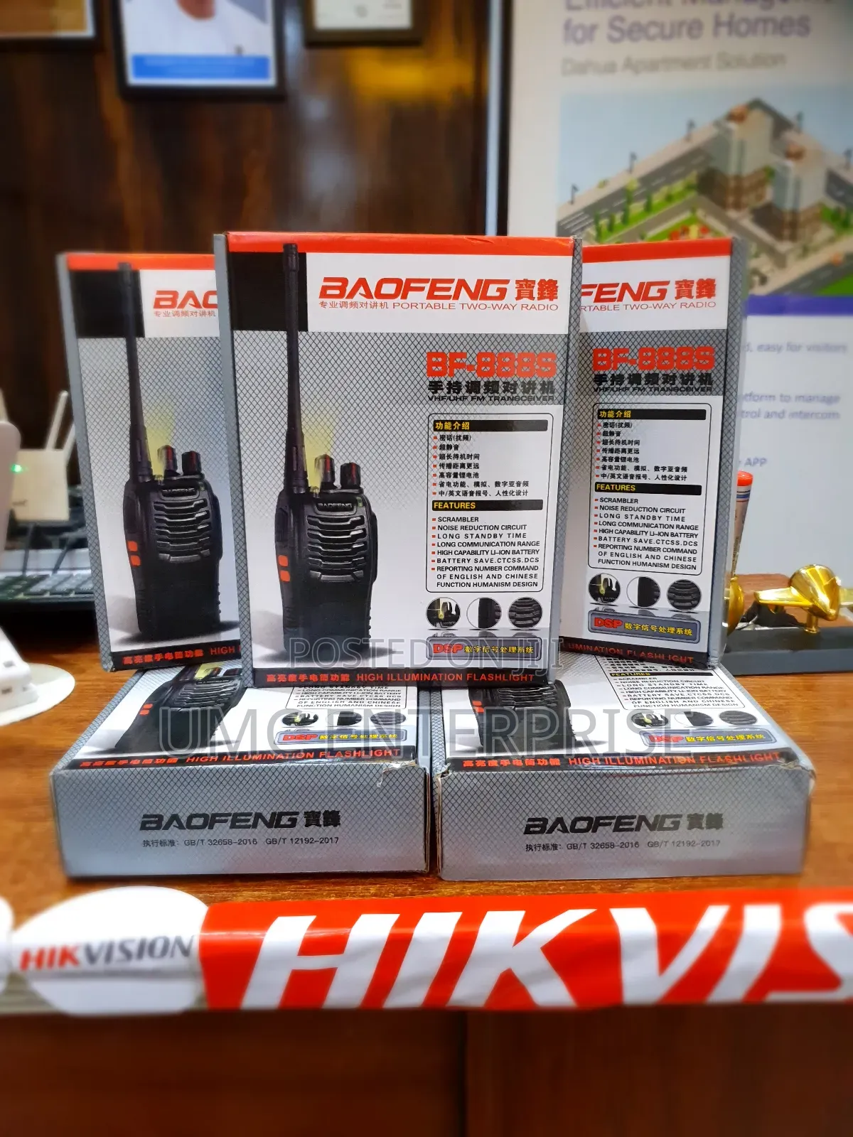 Baofeng Two-Way Radio 888s - 5 Sets