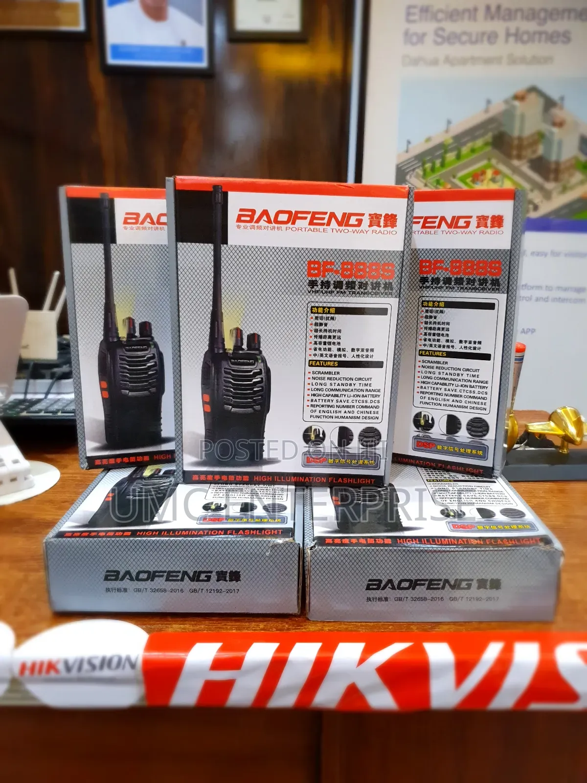 Baofeng Two-Way Radio 888s - 5 Sets
