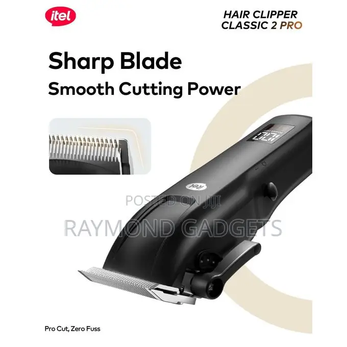 Itel Classic 2 Pro Hair Clipper – 2000mah, 240min Runtime Ihc-33pro