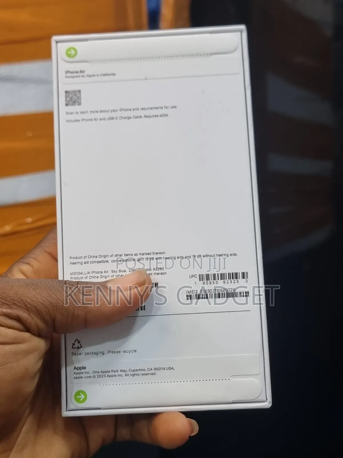 New Apple iPhone Air 256 GB White