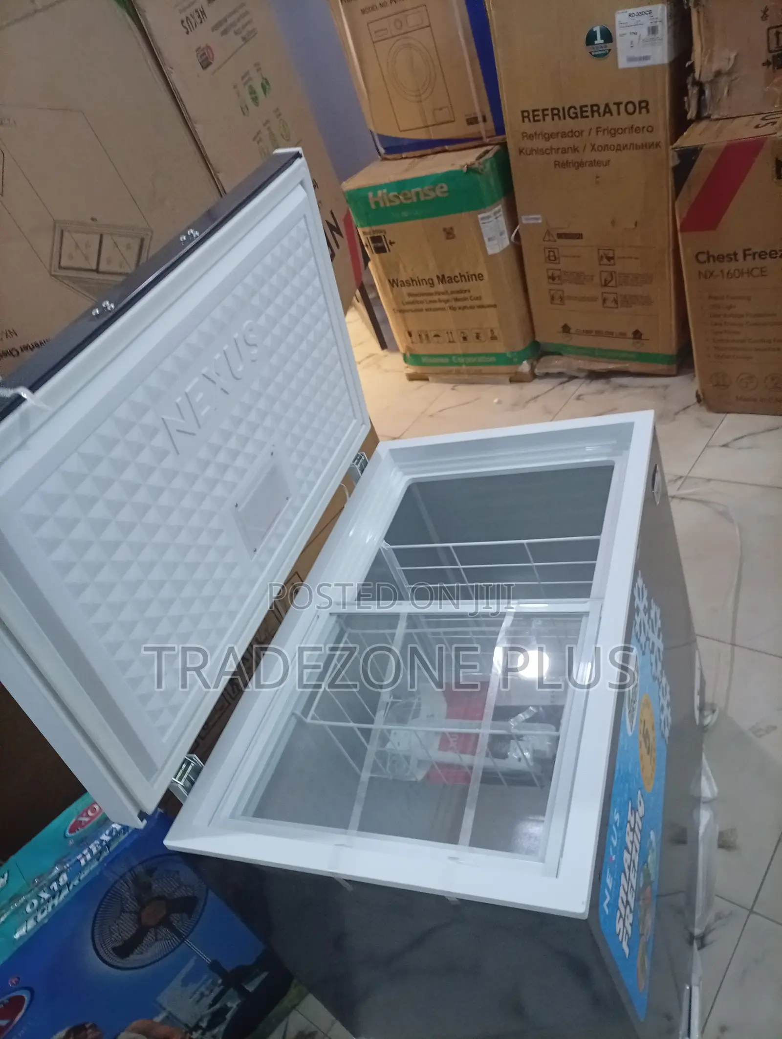 Durable Nexus Chest Freezer Nx-265hei to Preserve Food Items