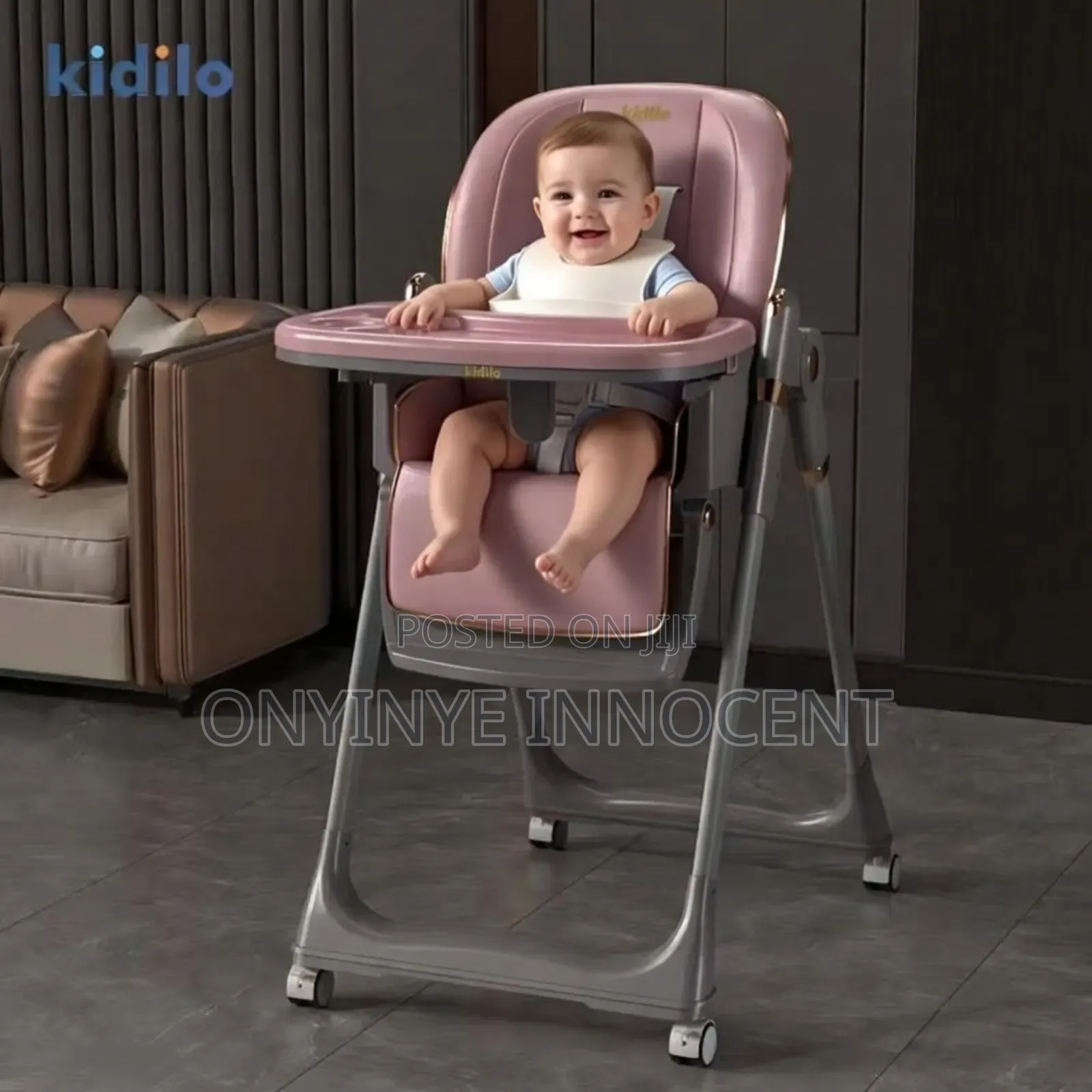Kidilo Luxury Adjustable Baby High Chair – Ergonomic Mobile