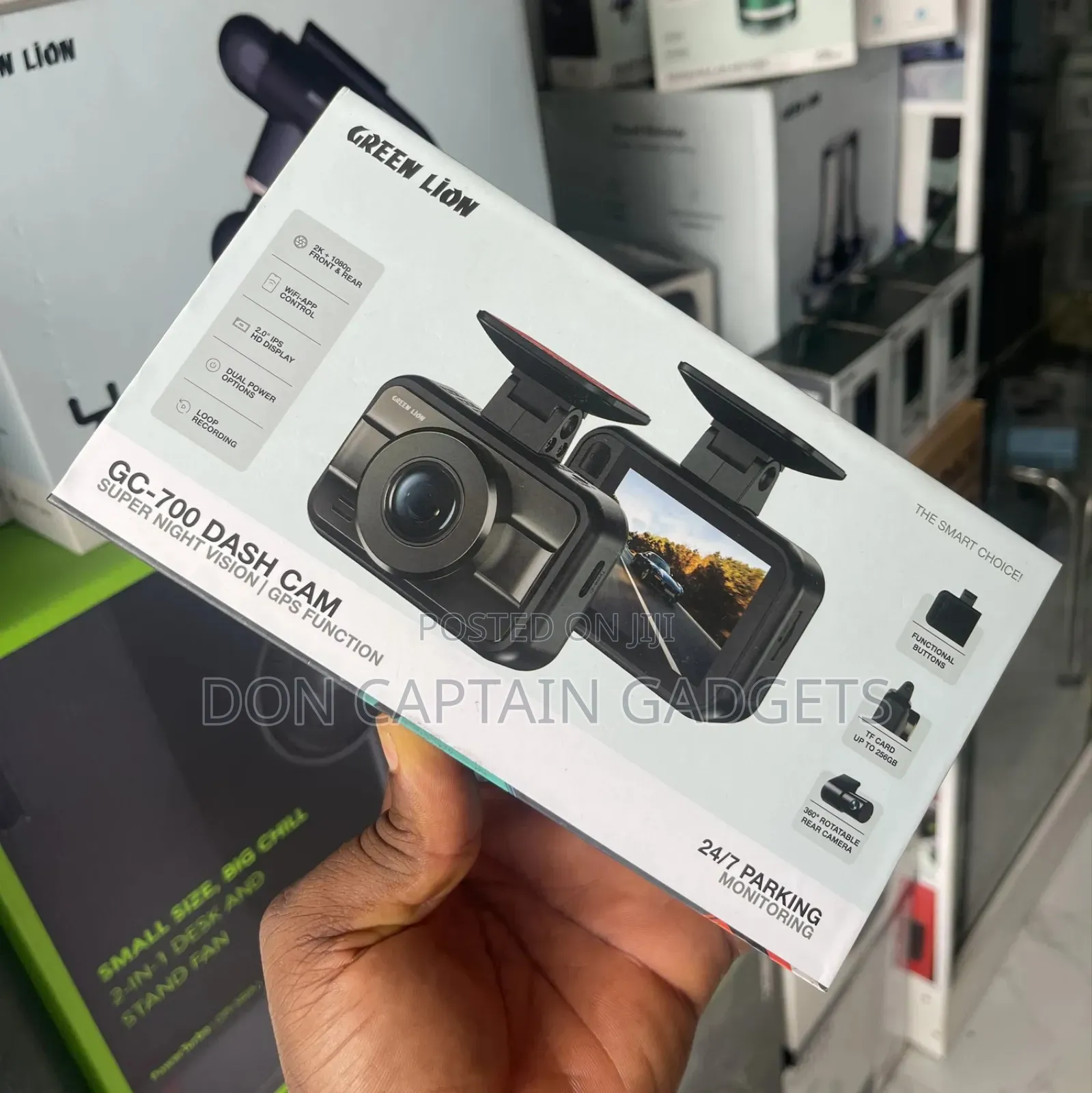 Green Lion Gc-700 Dash Cam Super Night Vision and GPS Function