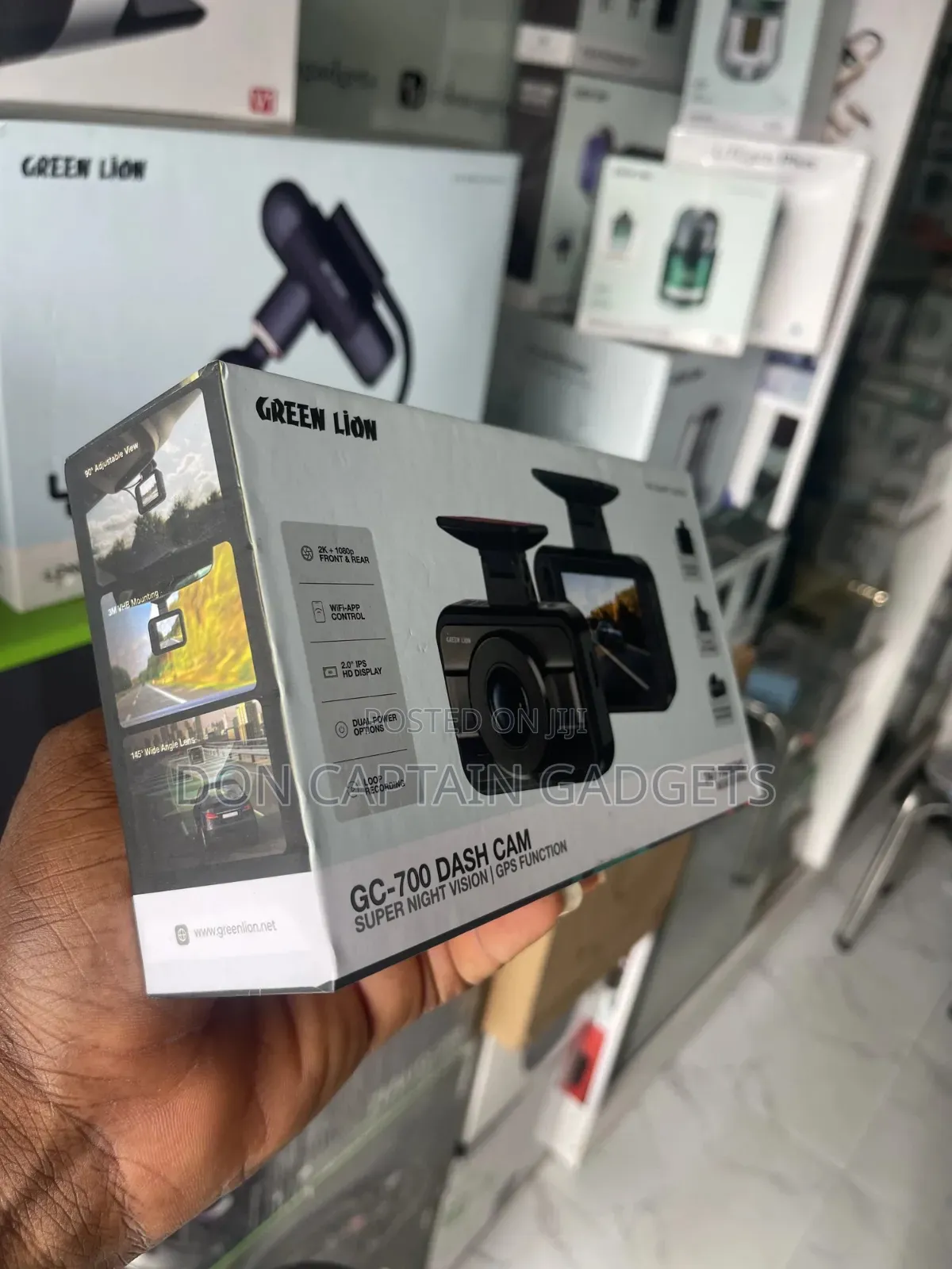 Green Lion Gc-700 Dash Cam Super Night Vision and GPS Function