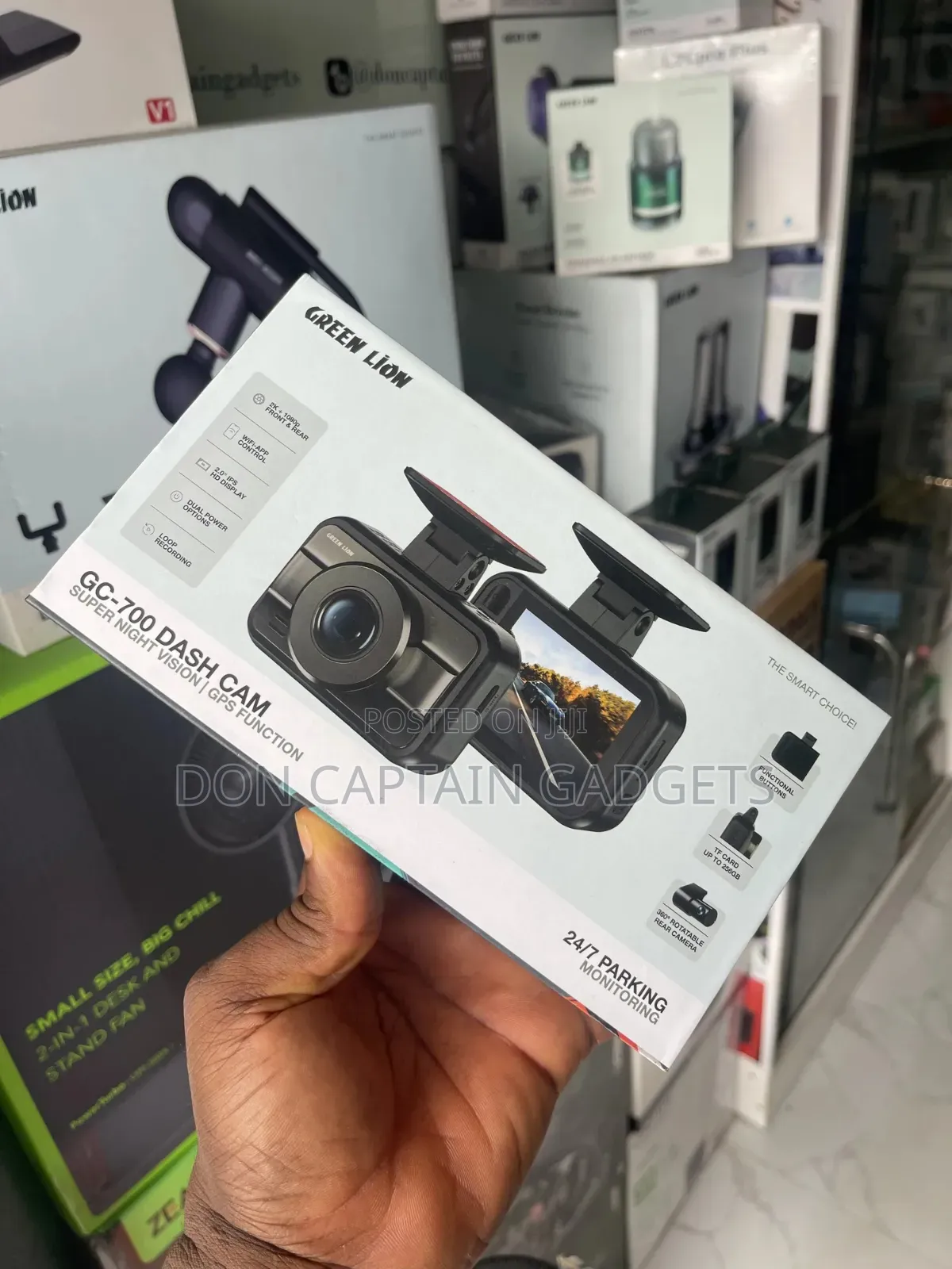 Green Lion Gc-700 Dash Cam Super Night Vision and GPS Function